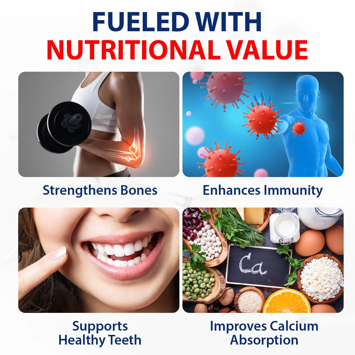 Nivagen Vitamin D3 50,000 IU (1250 mcg) | Once Weekly Dose | 100 Capsules (100 Weeks, Approx. 2 Years Supply) | Easy to Swallow | Bone, Muscle & Immune Support | Non-GMO, Gluten Free | Made in USA - Image 4
