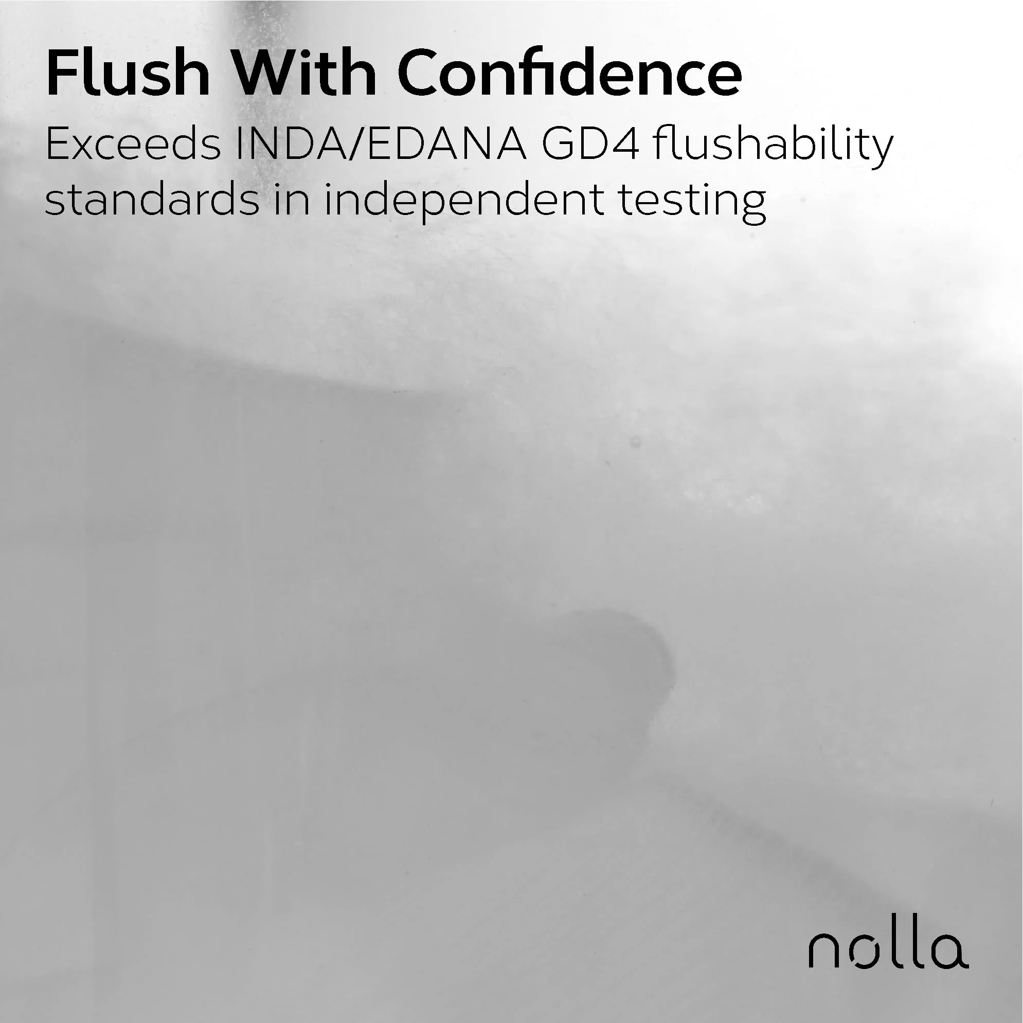 Nolla Flushable Wipes, 100% Plant-Based, Plastic-Free and Biodegradable - For Adults and Kids - Unscented + Soothing Aloe and Vitamin E 360 Count (6 Packs of 60) - Image 8