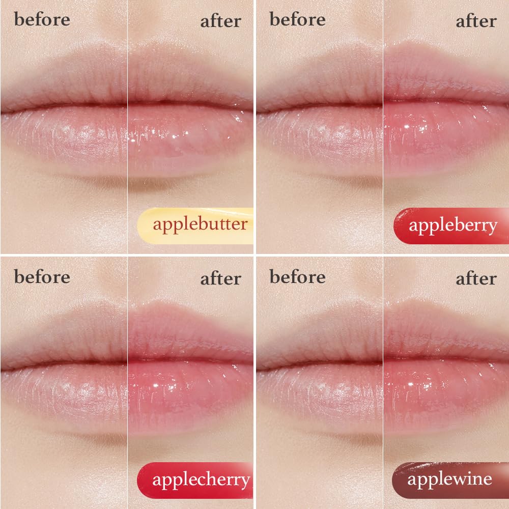 NOONI Vegan Applebutter Lip Mask Overnight – Hydrating Lip Balm & Butter with Shea Butter & Vitamins | Soothing Moisturizer, Softening Treatment for Dry Lips, Stocking Stuffers, 0.42 oz - Image 4