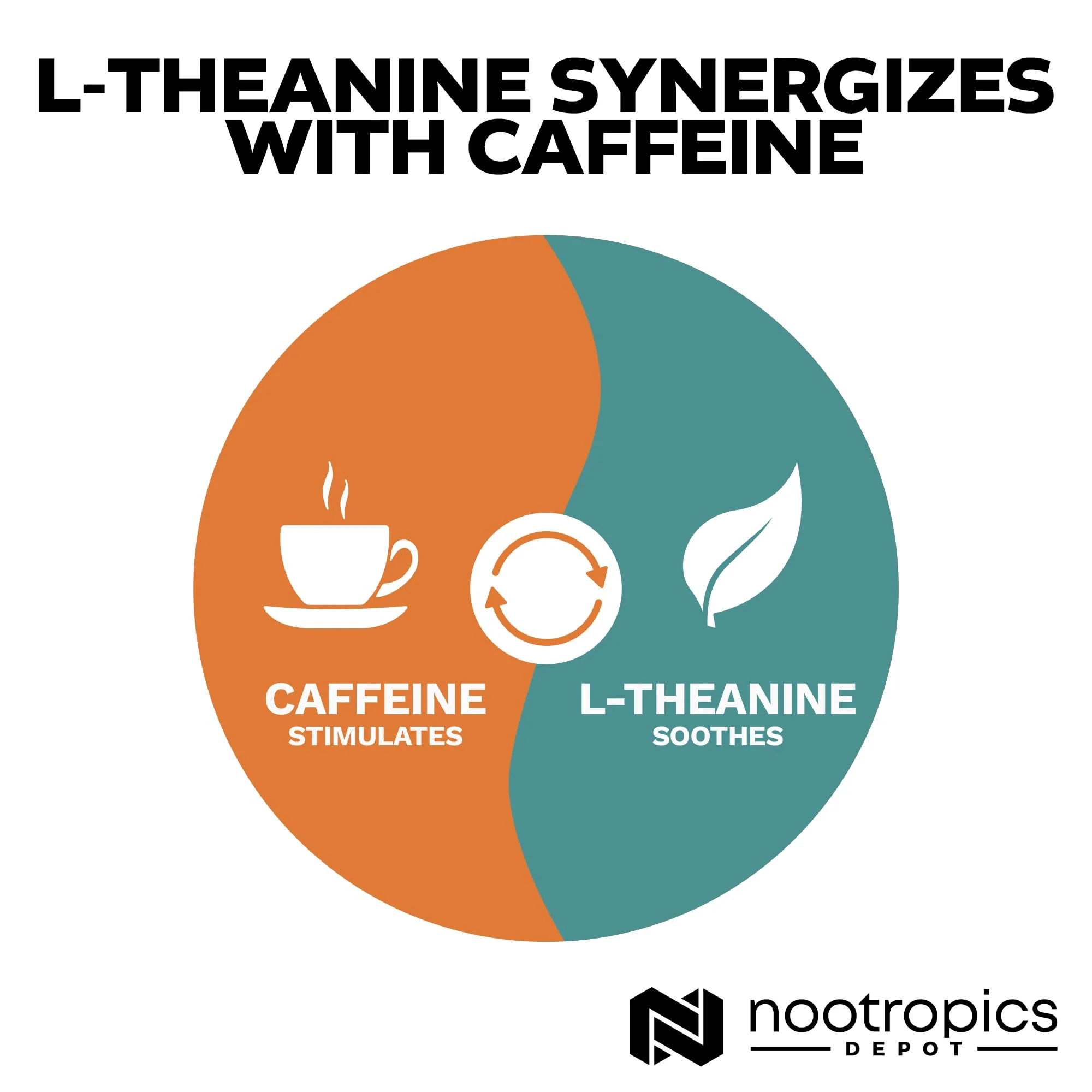 Nootropics Depot L-Theanine Capsules 200mg (90 Count) | Promotes Relaxation | Supports Healthy Stress Levels + Sleep Cycles | Promotes Cognitive Function + Focus | Amino Acid Supplement - Image 3