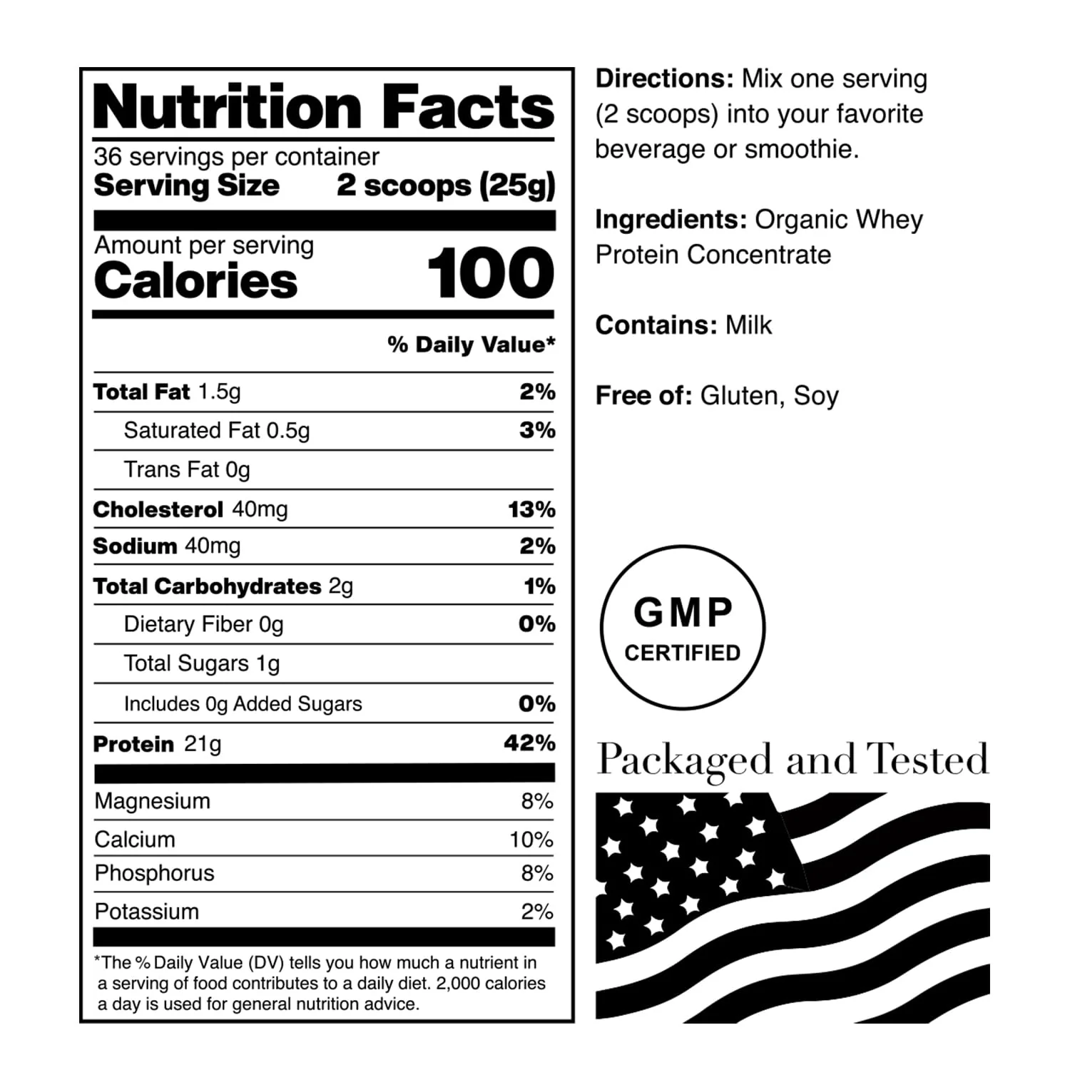NorCal Organic - Classic Whey Protein - 100% Grass-Fed and Grass-Finished - UNFLAVORED - Lecithin-Free - 2lb Bulk - Image 7