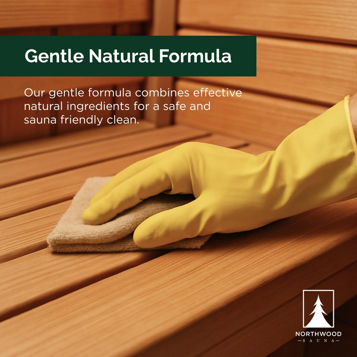 Northwood Sauna - Sauna Cleaner - Natural Wood Cleaner & Deodorizer - Makes 10x More Solution - 1 Gallon (128 Fl Oz) - Image 2