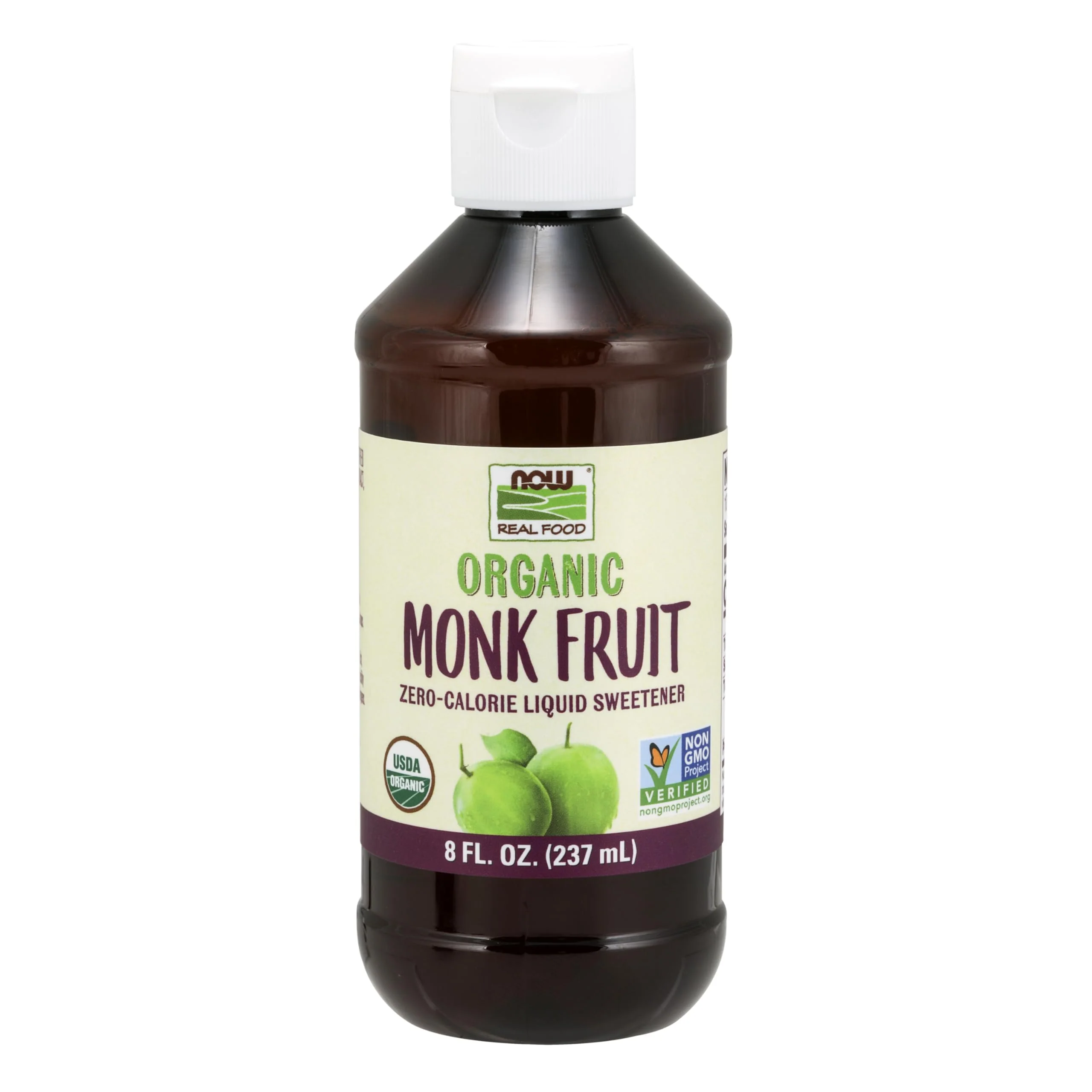 NOW Foods, Certified Organic Monk Fruit Liquid, Zero-Calorie Liquid Sweetener, Non-GMO, Low Glycemic Impact, 8-Ounce - Image 2