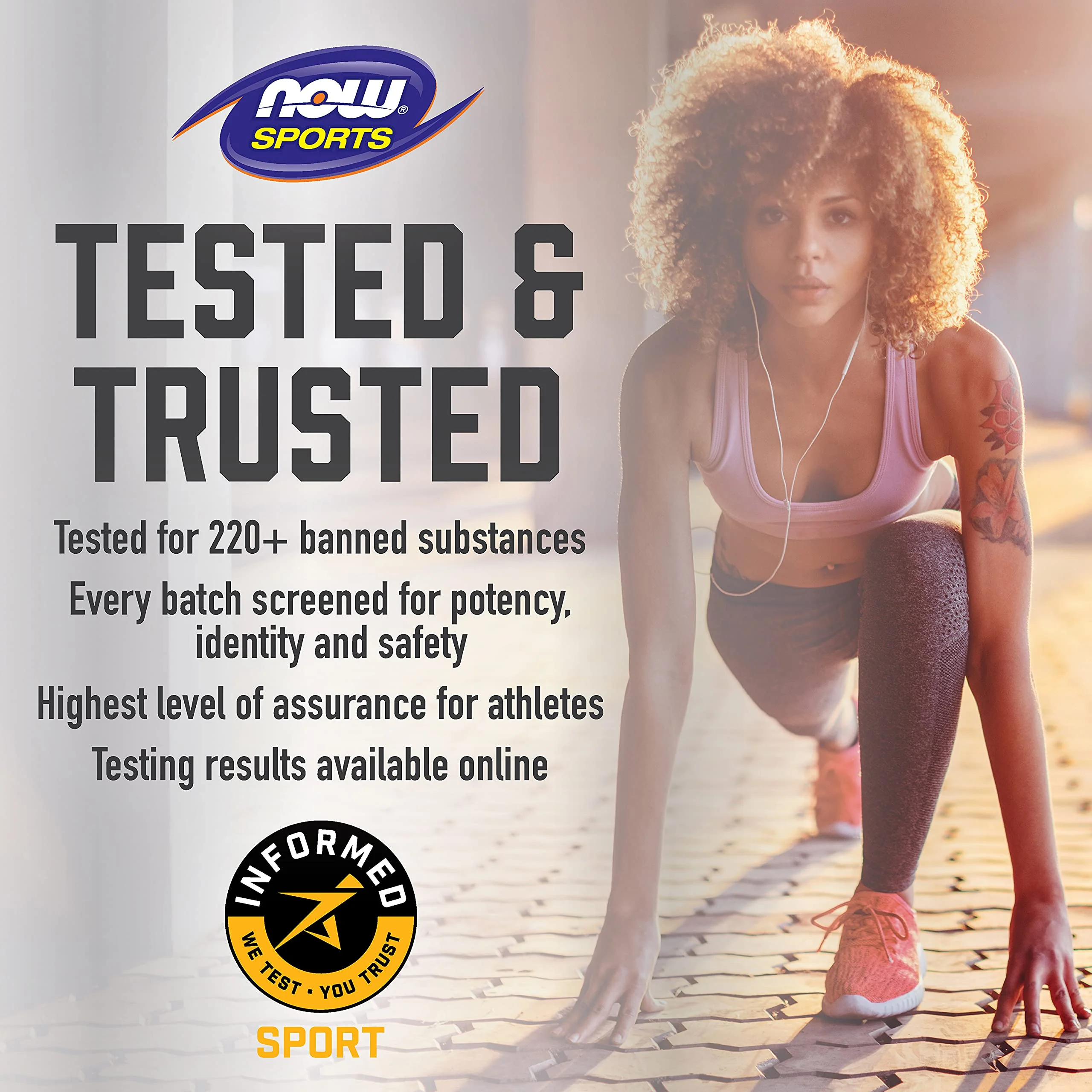NOW Foods Sports Nutrition, Beta-Alanine 750 mg, Delays Muscle Fatigue*, Endurance*, 120 Veg Capsules - Image 5
