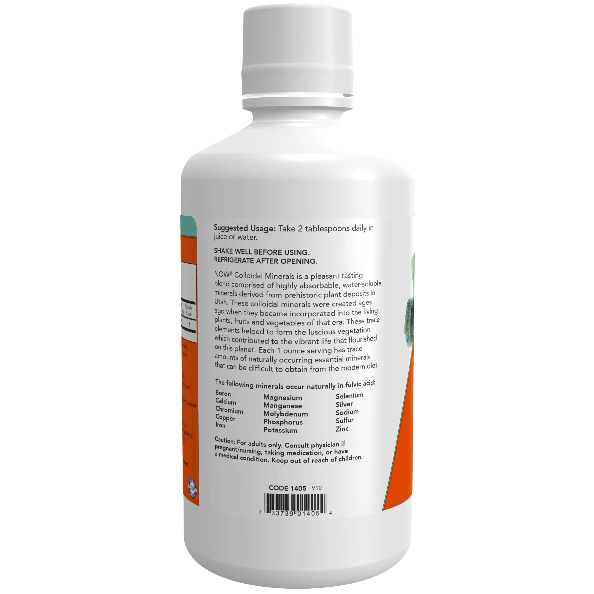 NOW Foods Supplements, Colloidal Minerals Liquid, Plant Derived, Essential Trace Minerals, 32-Ounce - Image 6