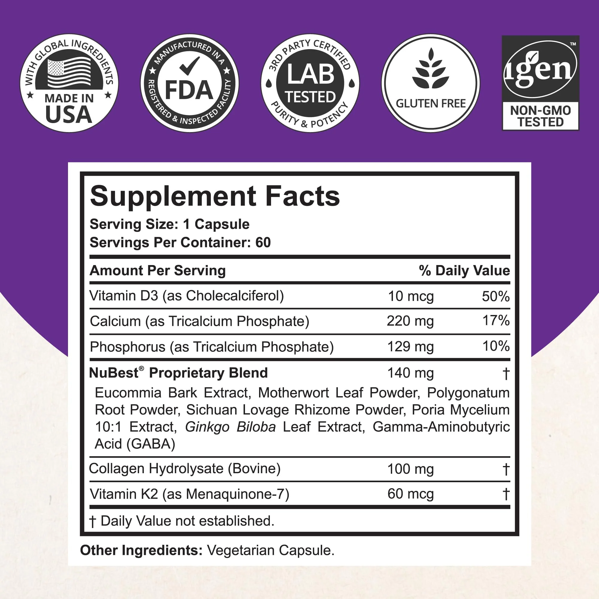 NuBest Tall 10+ - Advanced Bone Strength Formula - Supports Immunity, Healthy Development & Optimal Wellness - for Children (10+) & Teens Who Drink Milk Daily | Pack 3 | 3 Months Supply - Image 4