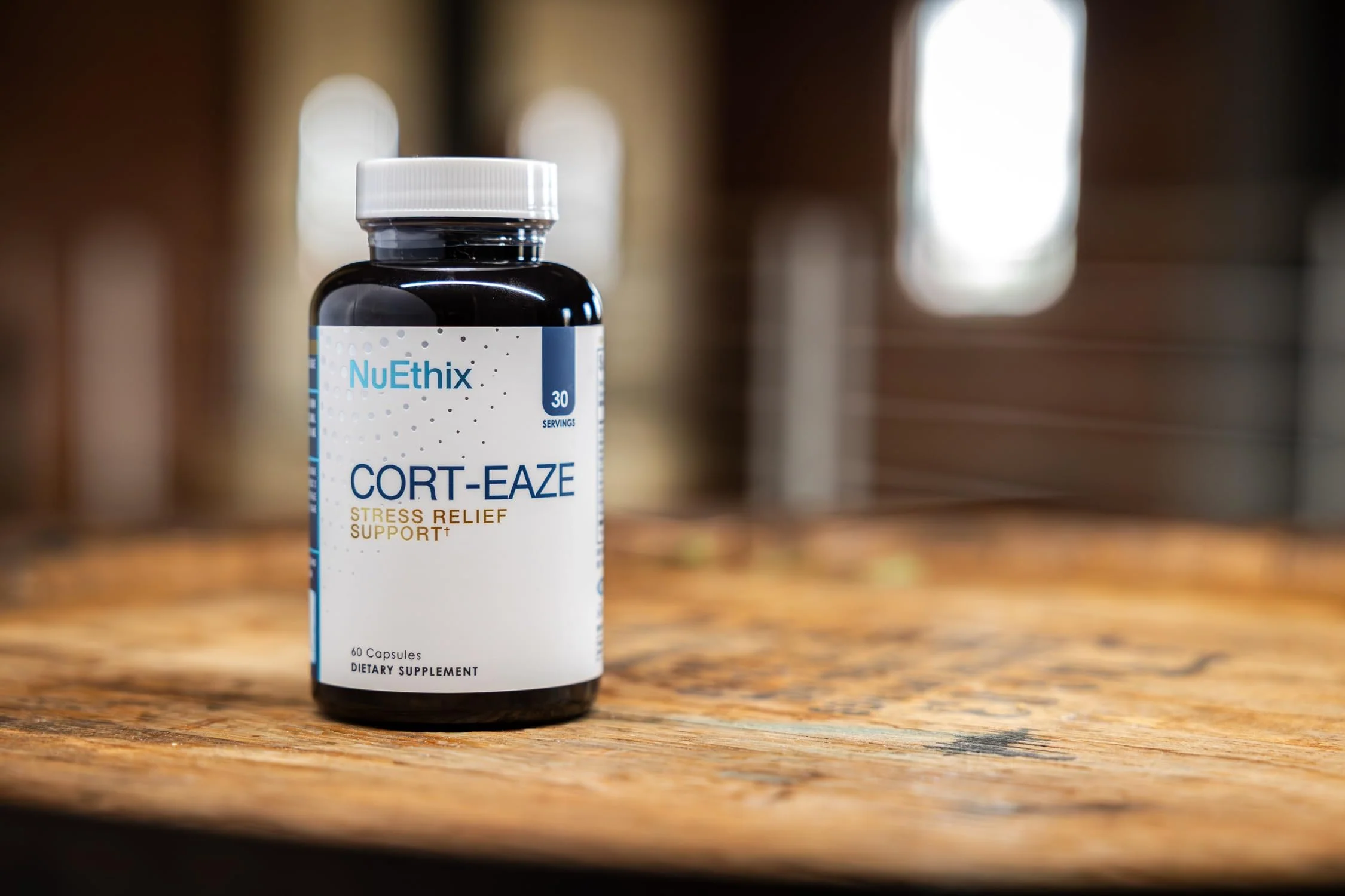 NuEthix Formulations Cort-Eaze - Cortisol Supplement - Health Support Supplement with Ashwagandha, L-Theanine & Rhodiola Rosea - Relaxation and Deep Sleep, 60 Capsules, 30 Servings - Image 5