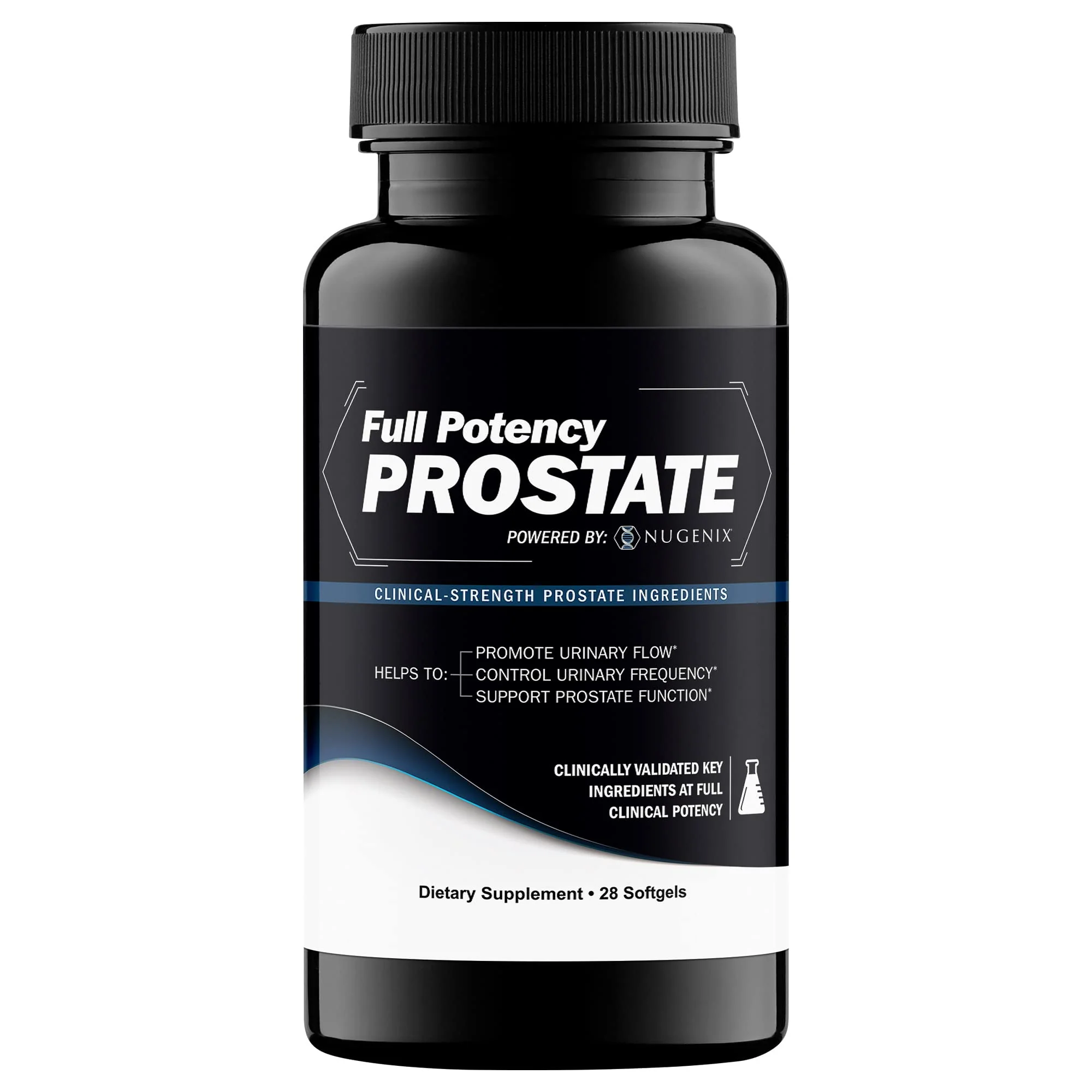 Nugenix Full Potency Prostate Supplement for Men - Clinical-Strength Ingredients, Saw Palmetto, Helps to Increase Urinary Flow, Control Frequency, and Support Prostate Function, 28 Capsules - Image 2