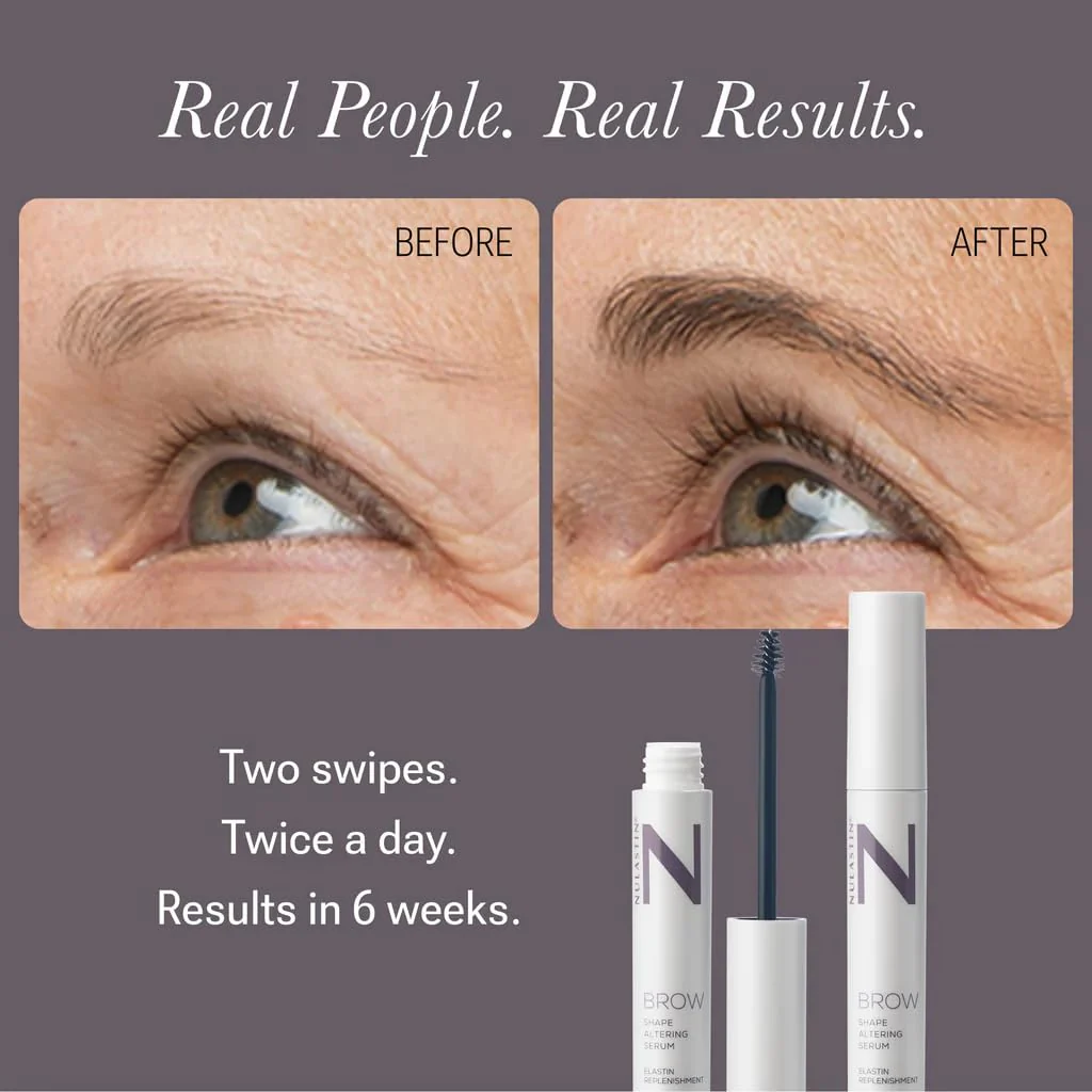NULASTIN Shape Altering Eyebrow Serum - Brow Serum to Shape & Define - Improves the Appearance of Sparse Eyebrows for a Fuller Look - Enriched with Hair-Strengthening Ingredients (0.1 Fl Oz) - Image 7