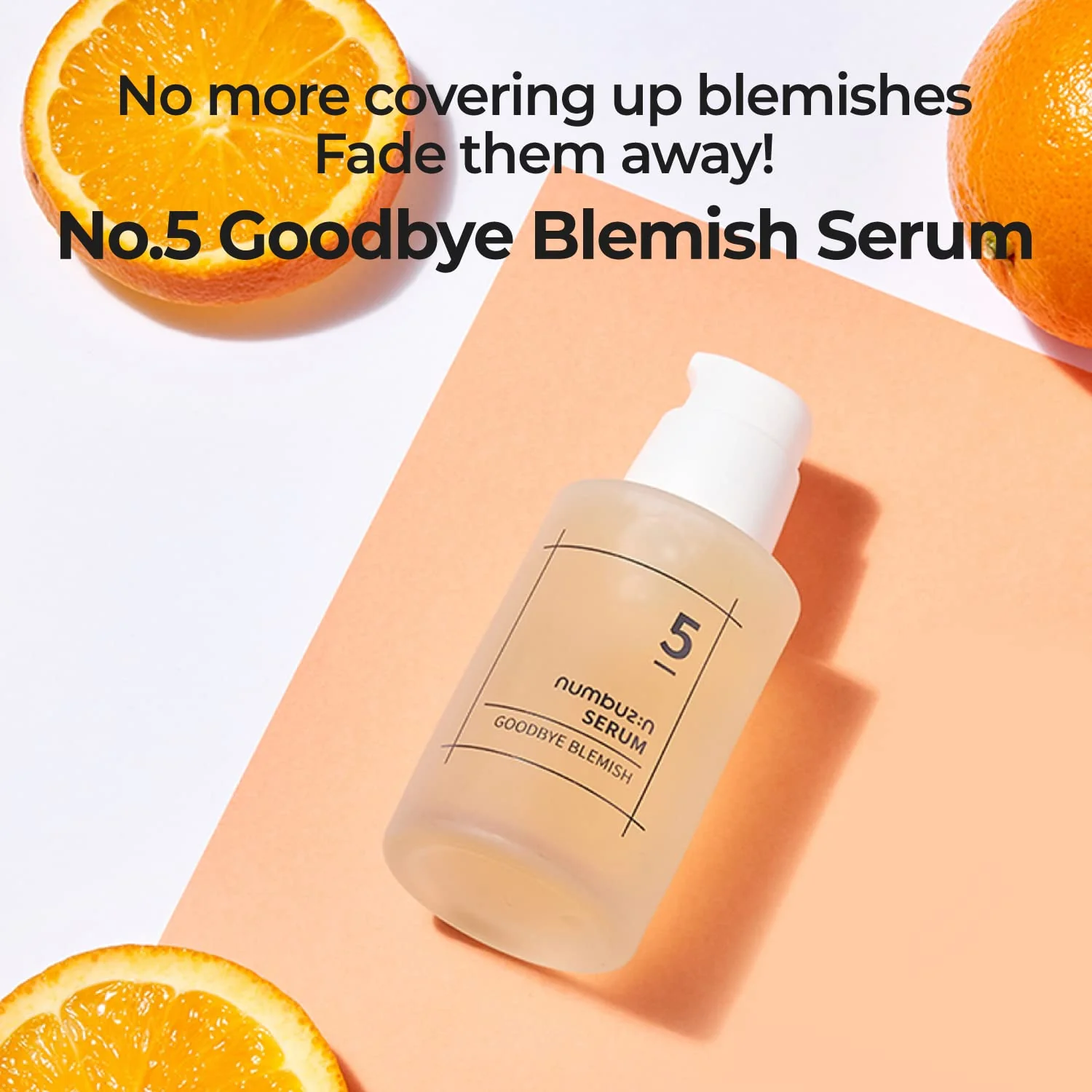 numbuzin No.5 Serum | Goodbye Blemish Serum | for Acne Scars with Vitamin C, Niacinamide, Antioxidant | Lightweight Gel, Korean Skincare for Face | 1.69 fl. oz. - Image 5