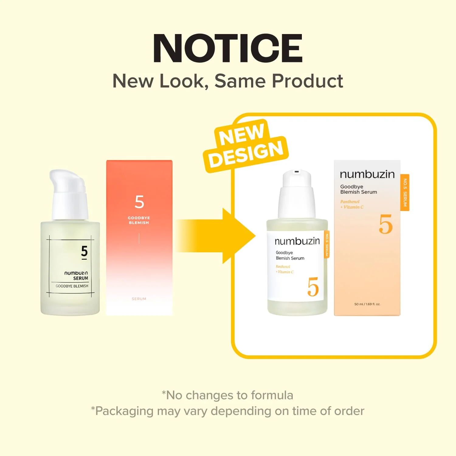 numbuzin No.5 Serum | Goodbye Blemish Serum | for Acne Scars with Vitamin C, Niacinamide, Antioxidant | Lightweight Gel, Korean Skincare for Face | 1.69 fl. oz. - Image 6