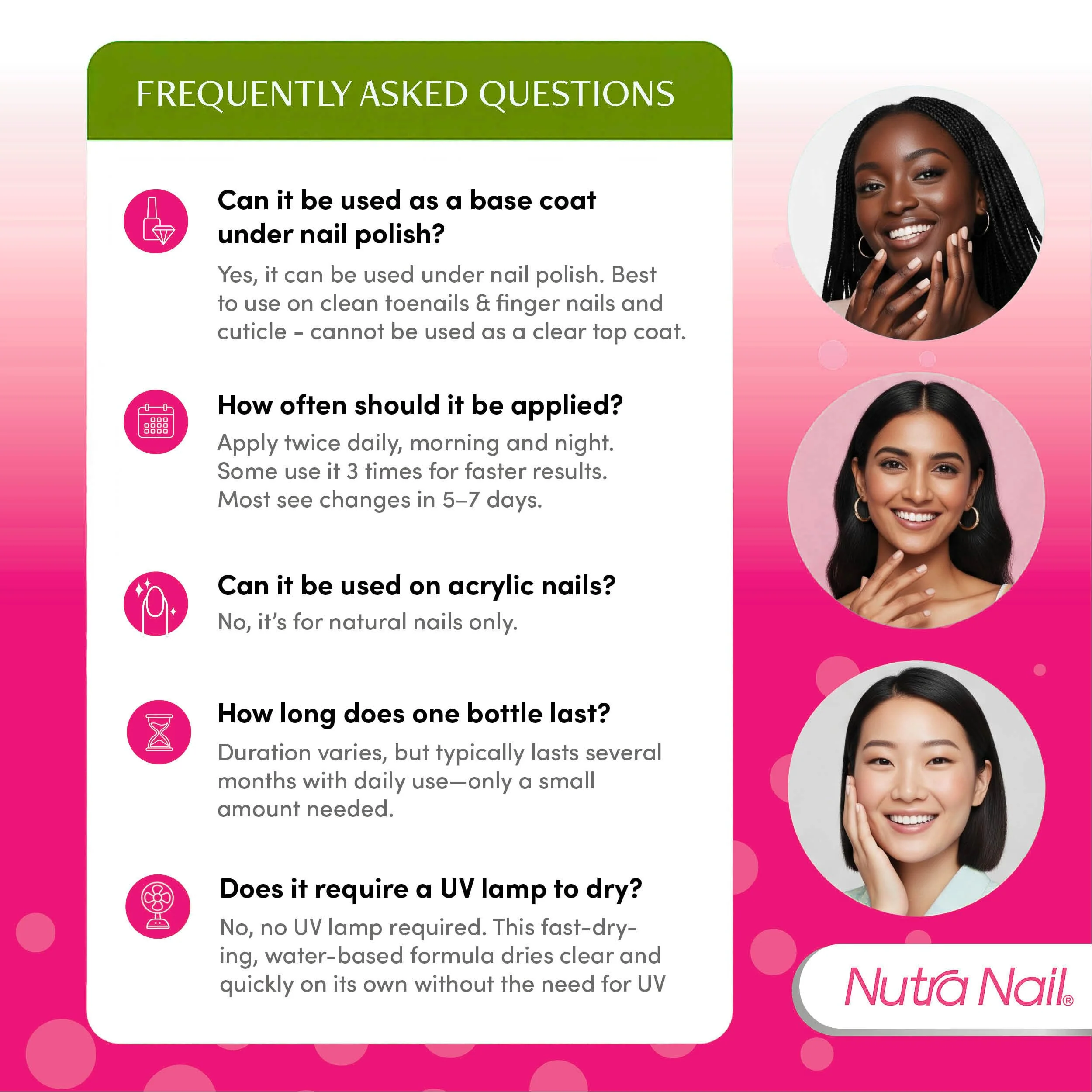 Nutra Nail 5 to 7 Day Growth Treatment - Fast Keratin Nail Hardener & Nail Strengthener for Thin Nails, Brittle & Damaged (0.47 Fl Oz) - Image 7