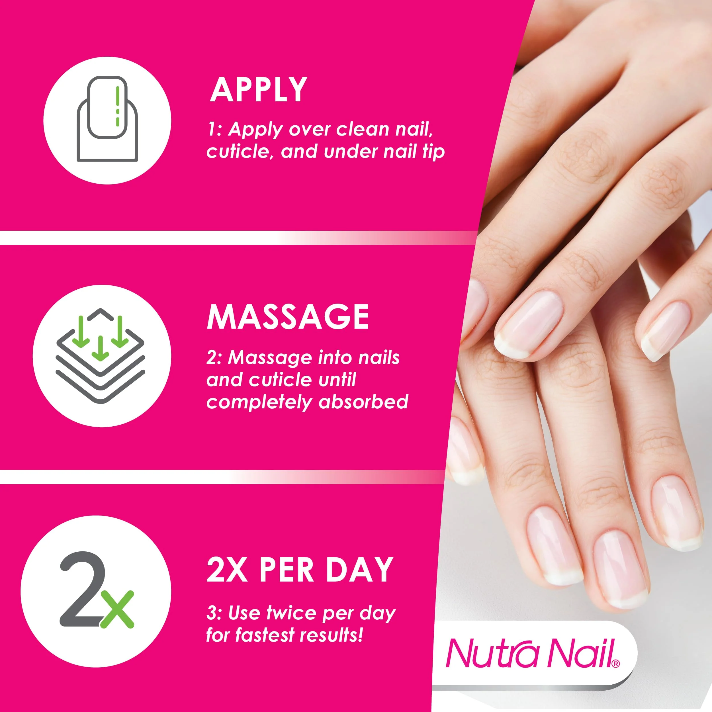 Nutra Nail 5 to 7 Day Growth Treatment - Fast Keratin Nail Hardener & Nail Strengthener for Thin Nails, Brittle & Damaged (0.47 Fl Oz) - Image 8