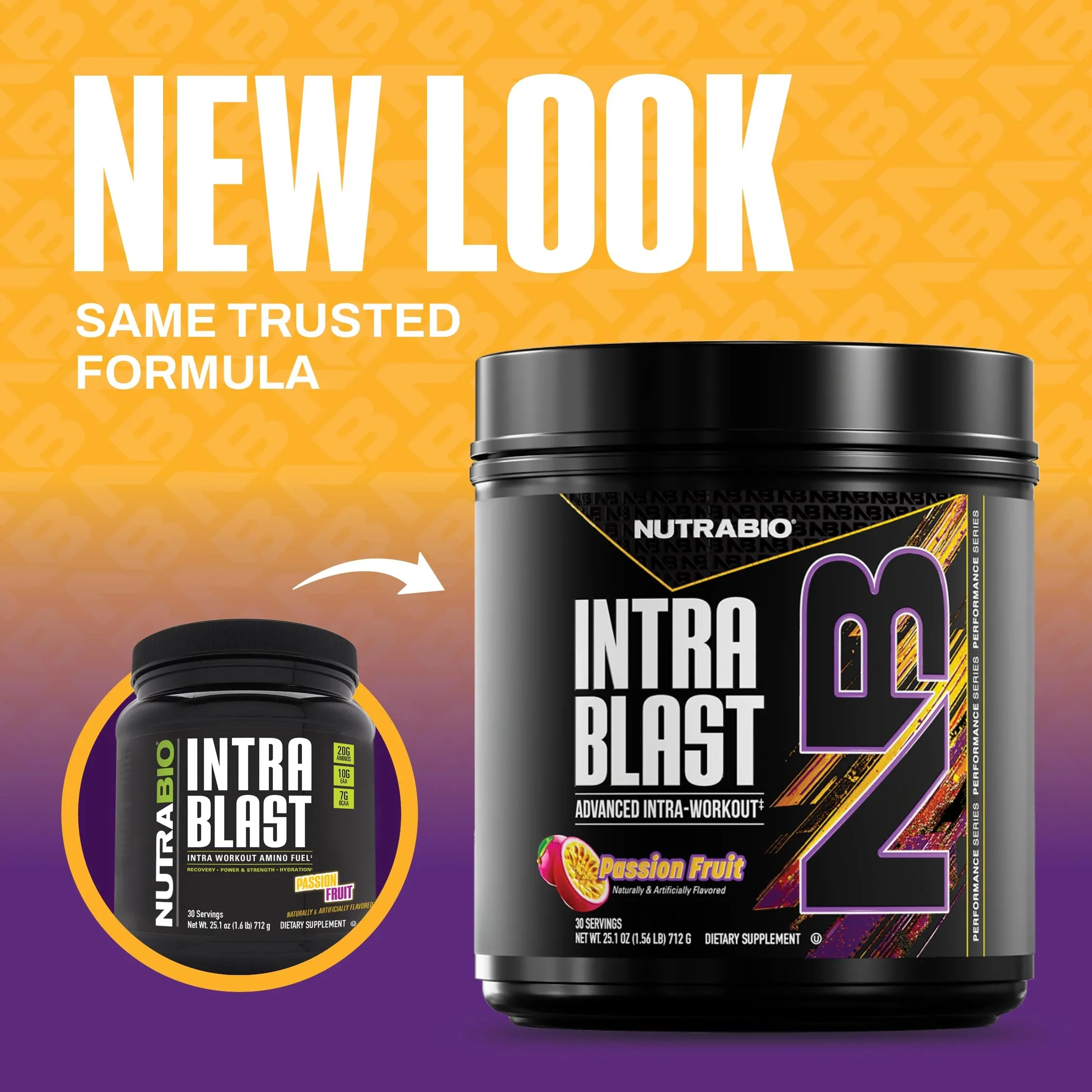 NutraBio Intra Blast Bcaa Powder Amino Acid Supplement, Electrolyte & Hydration Blend, Intra, Pre Workout & Muscle Recovery, 20g Eaa Amino Acids Powder, 5g Glutamine- Passion Fruit, 30 Serving - Image 9