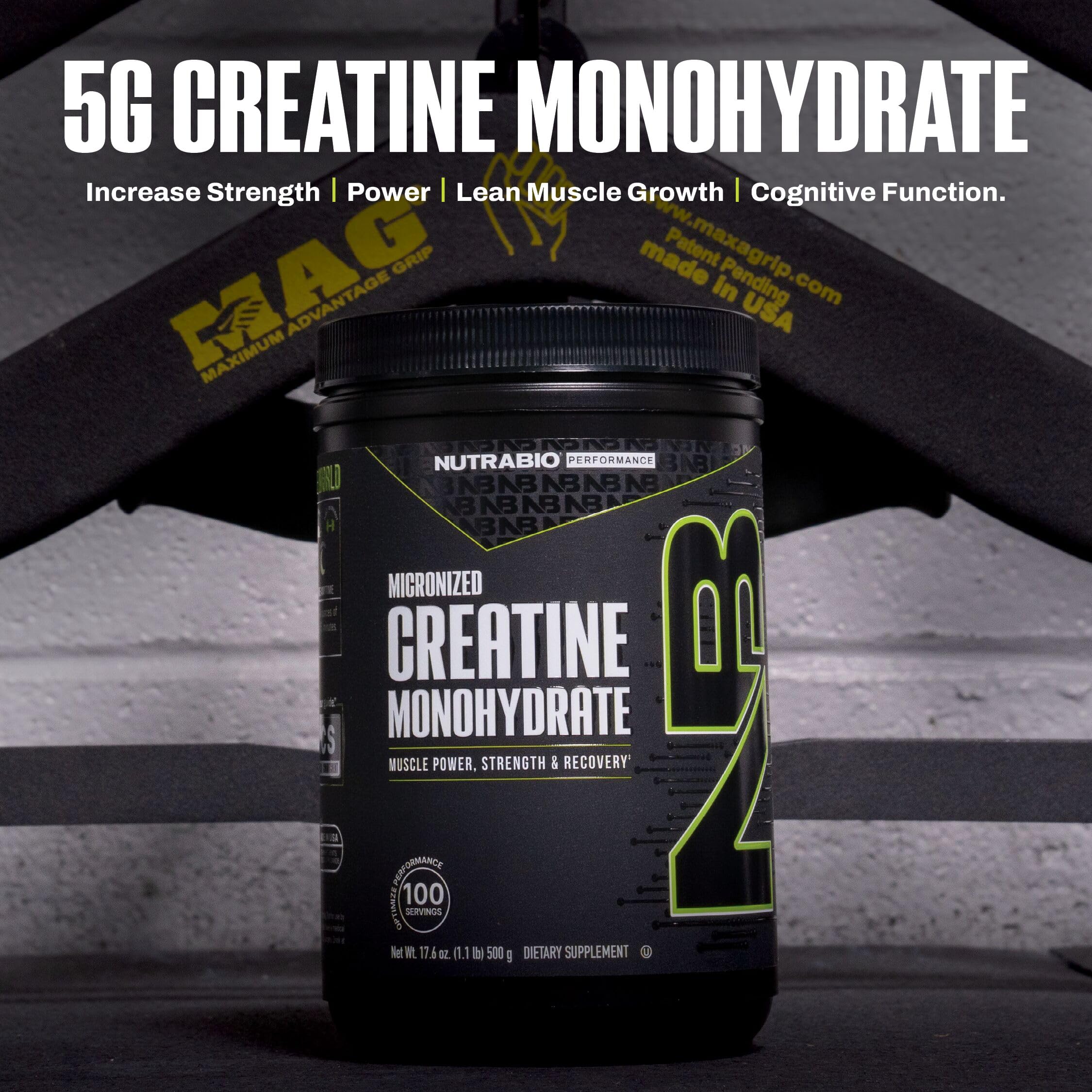 NutraBio Pure Micronized Creatine Monohydrate Powder Supplement, Unflavored, (500 g) - Supports Bulk Muscle Energy, Recovery, and Strength - HPLC Tested Creatine Powder Supplement for Men and Women - Image 7