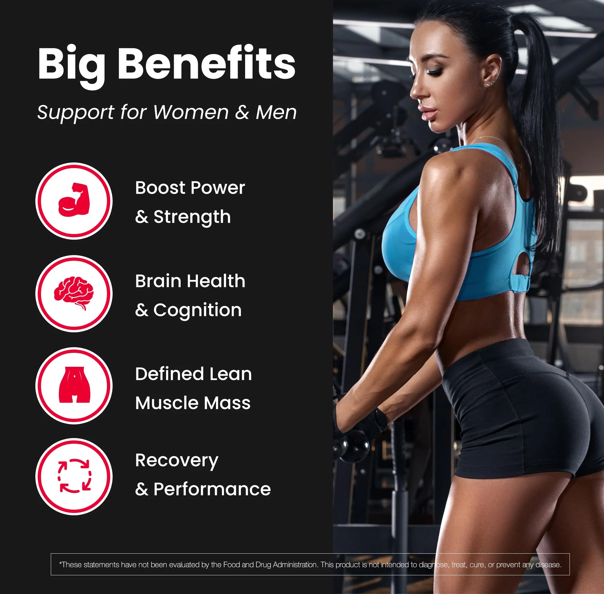 NutraChamps 120 Creatine Gummies for Men & Women - 5g Sugar Free Chewable Creatine Monohydrate Gummies - Supports Protein Synthesis, Muscle Recovery & Workout Performance - Image 9