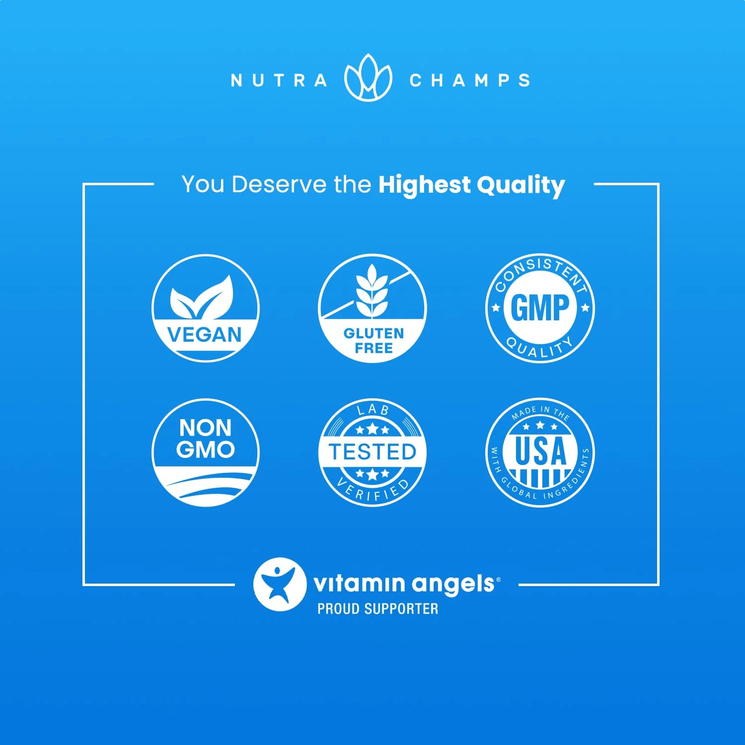 NutraChamps Magnesium Zinc & Vitamin D3 Supplement - Most Bioavailable Forms; Magnesium Glycinate, Malate, Citrate - Bone, Muscle & Heart Health, Immune Support - 120 Vegan Capsules - Image 3