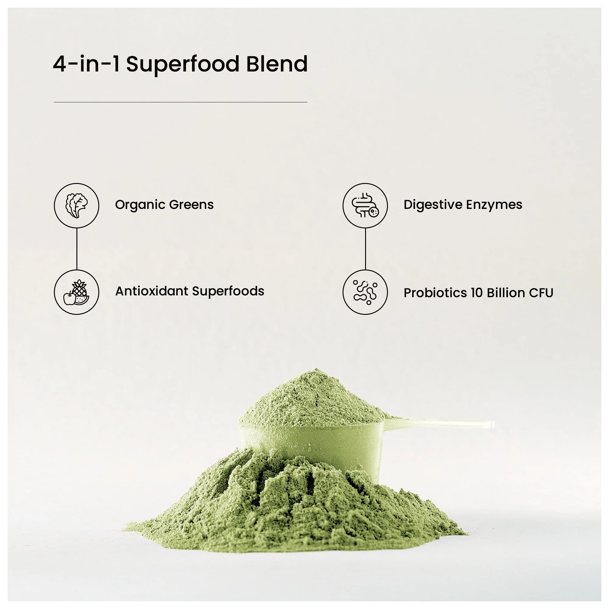 NutraChamps Super Greens Powder Premium Superfood | 20+ Organic Green Veggie Whole Foods | Alfalfa, Spirulina, Chlorella & More | Antioxidant, Digestive Enzyme & Probiotic Blends | Watermelon - Image 5
