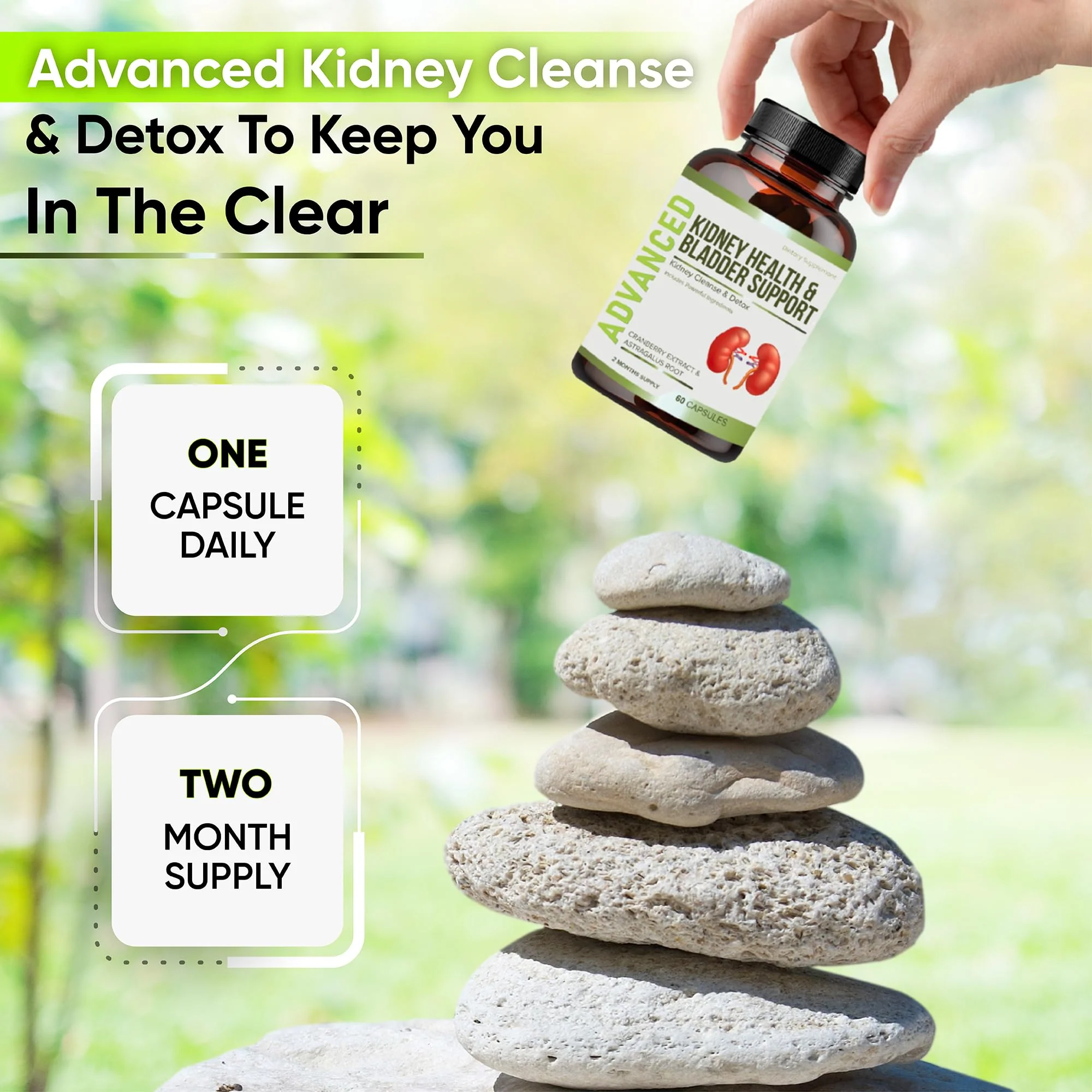 NutraPro Kidney Cleanse Detox & Repair and Bladder Support- Kidney Support Supplement for Kidney Restore with Chanca Piedra,Cranberry, Juniper Berries for Detox and Bladder Health.60 Day Supply. - Image 3