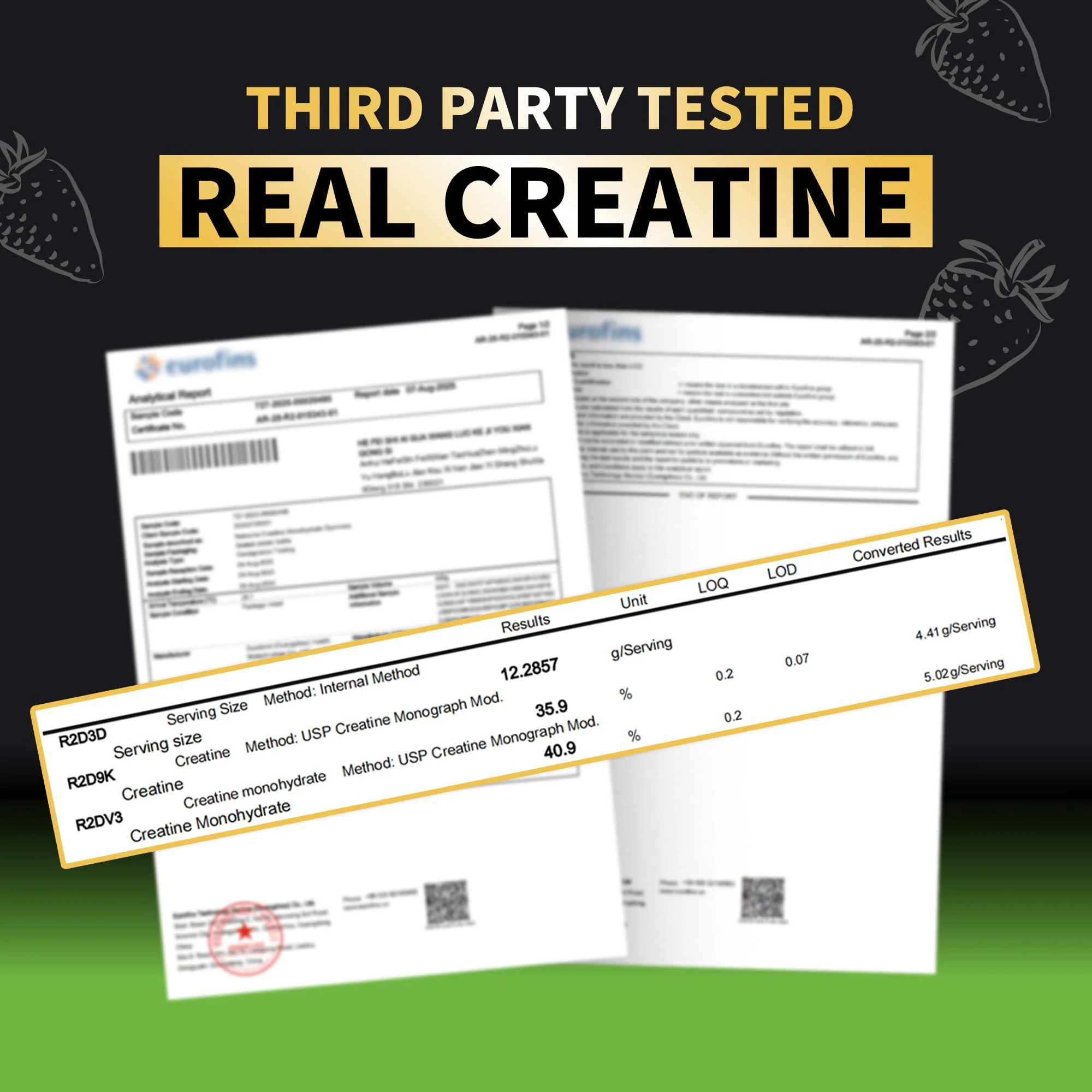 Nutravita NSF Certified Creatine Gummy - Creatine Monohydrate Gummies for Men & Women-5g of Creatine Monohydrate per Serving - Sugar Free,Vegan, Apple Flavor, 120 Count - Image 2