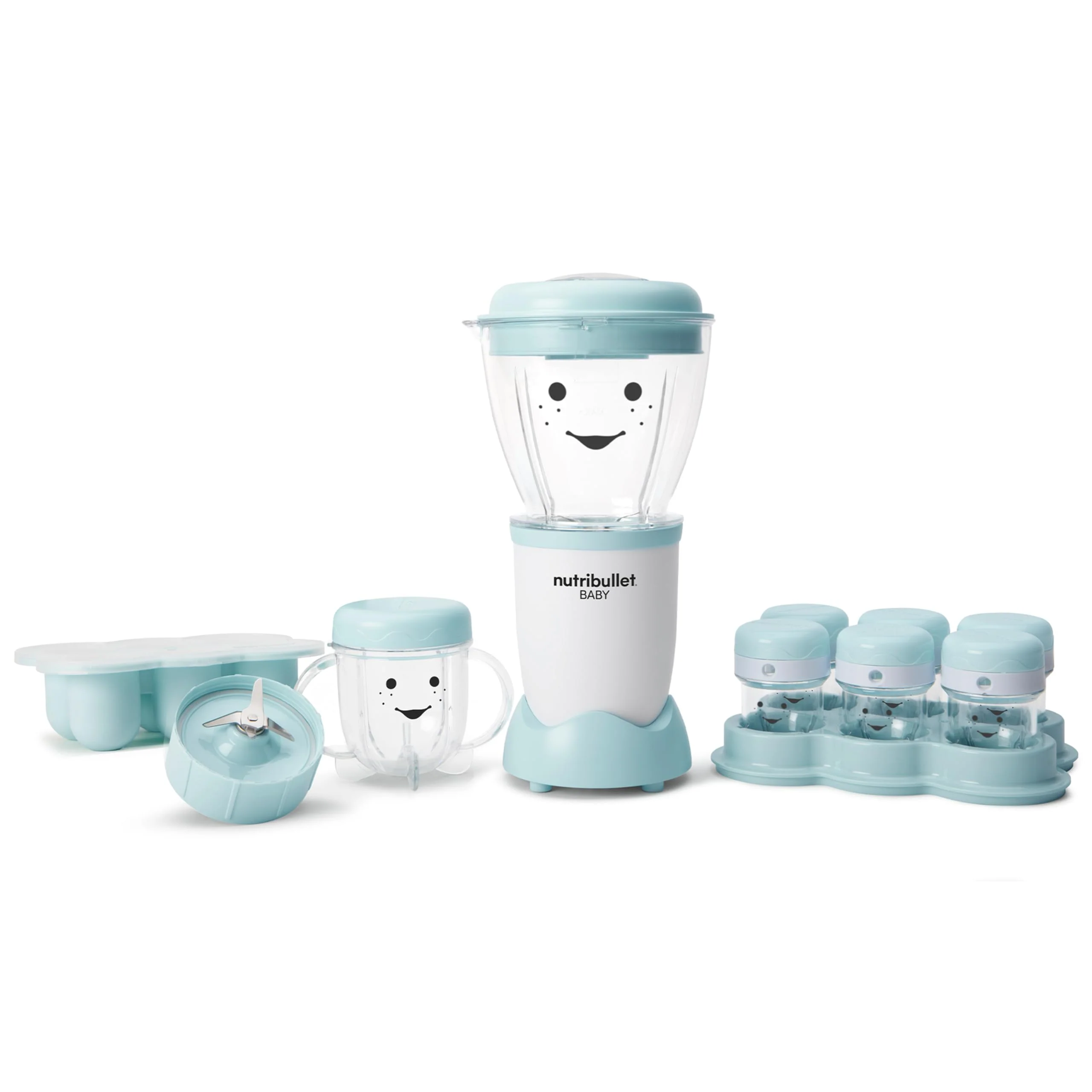 NutriBullet NBY-50100 Baby Complete Food-Making System, 32-Oz, White, Blue, Clear - Image 3