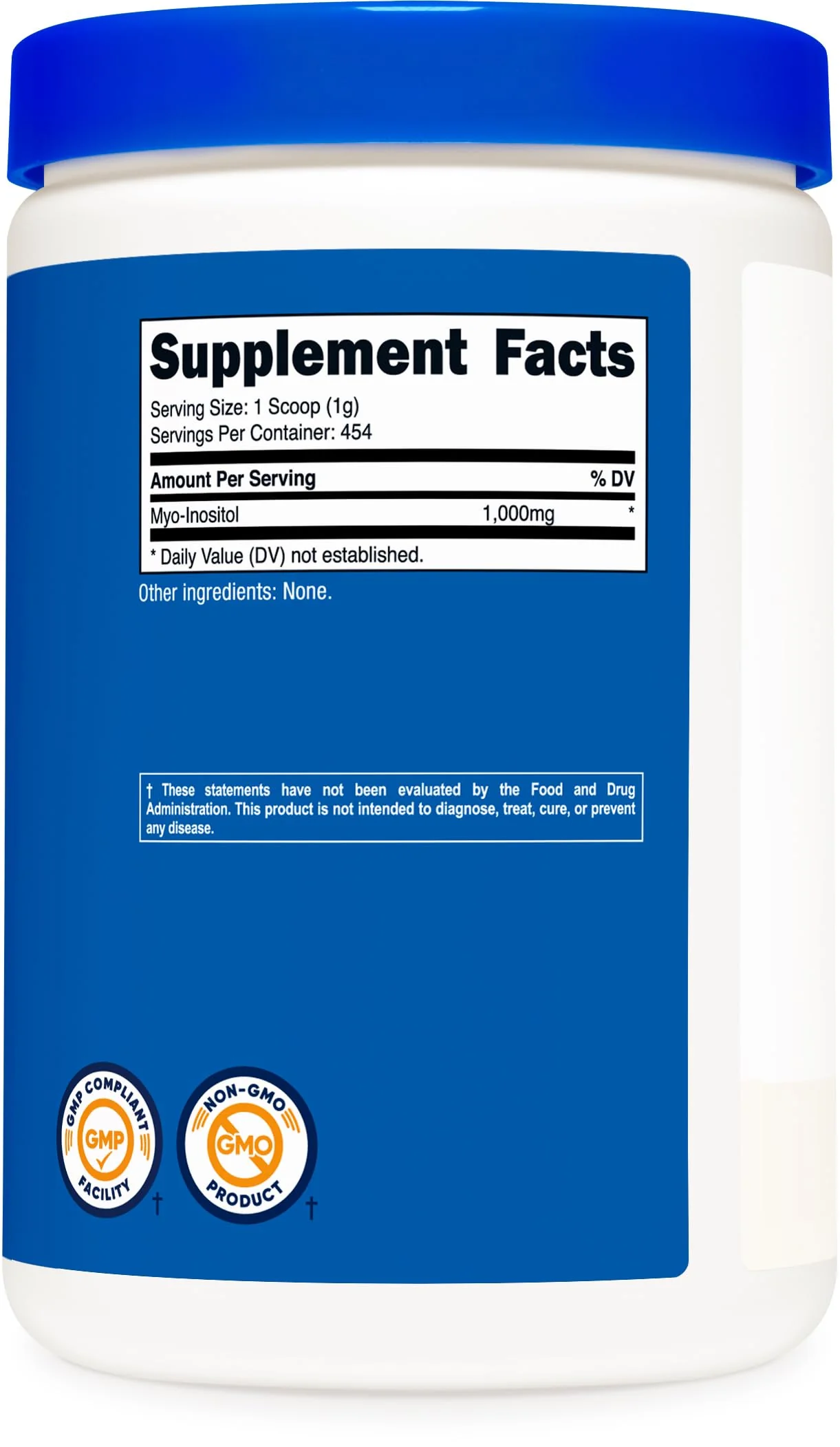 Nutricost Inositol Powder 1LB (454 Grams) - Gluten Free, Non-GMO - Image 2