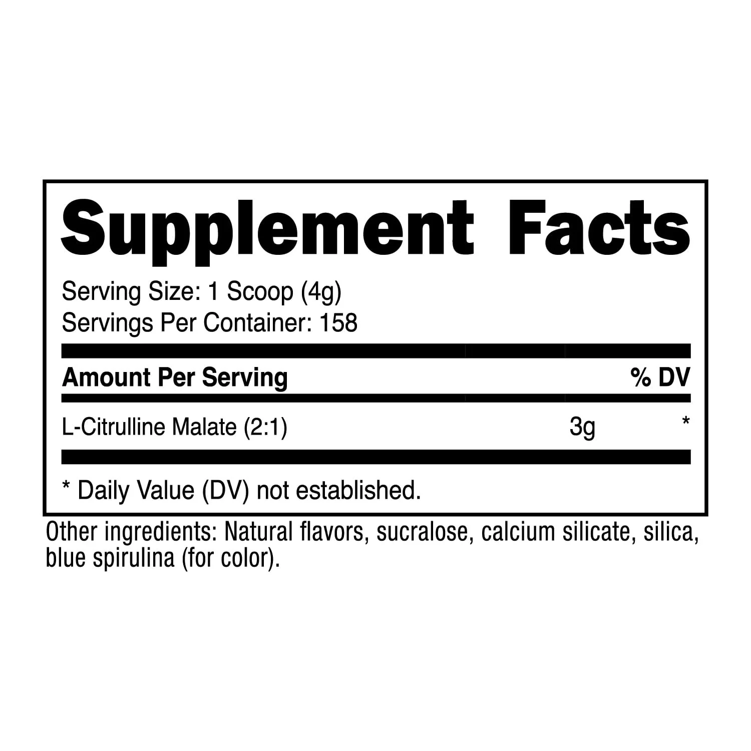 Nutricost L-Citrulline Malate 2:1 (600 Grams) (Blue Raspberry) - Image 6
