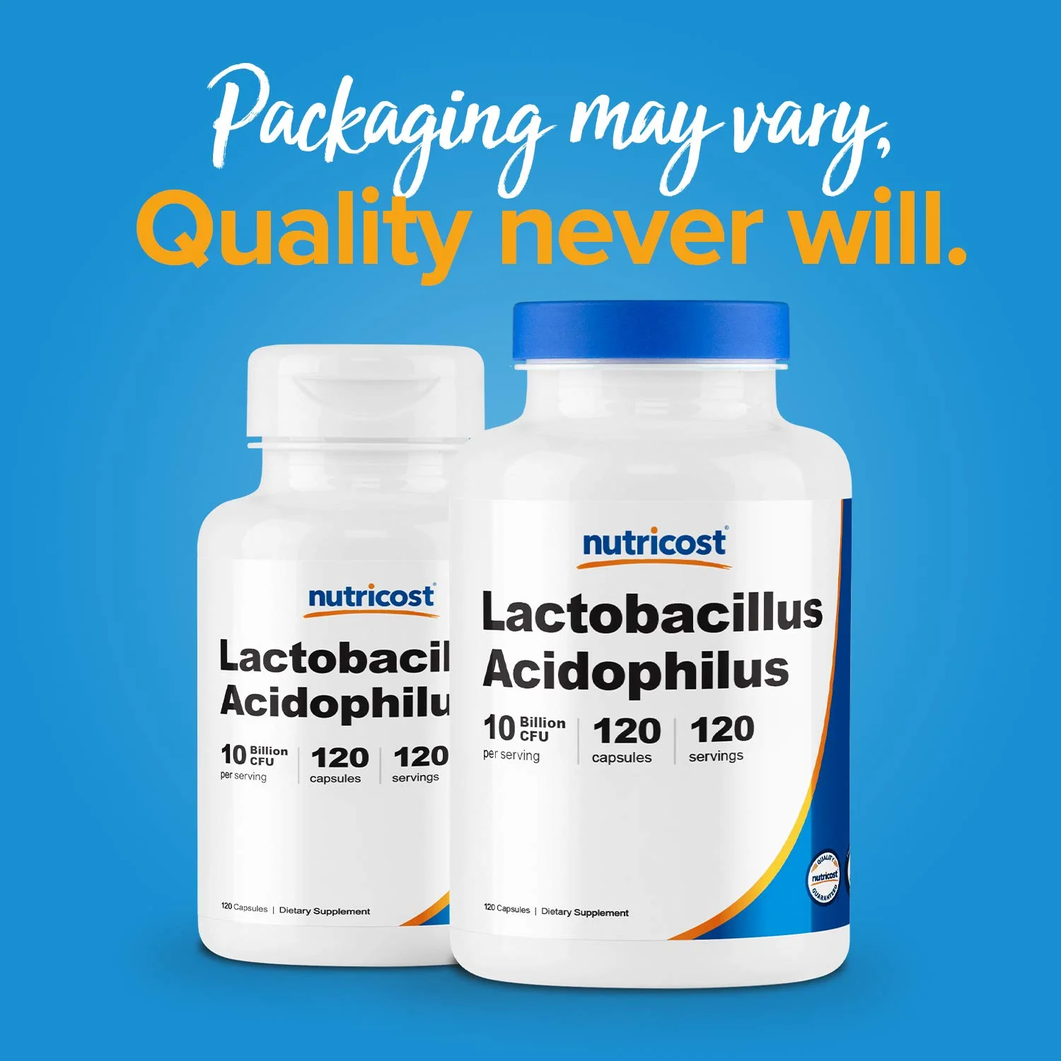 Nutricost Lactobacillus Acidophilus 10 Billion CFU, 120 Veggie Capsules - Probiotic (2 Bottles) - Image 6
