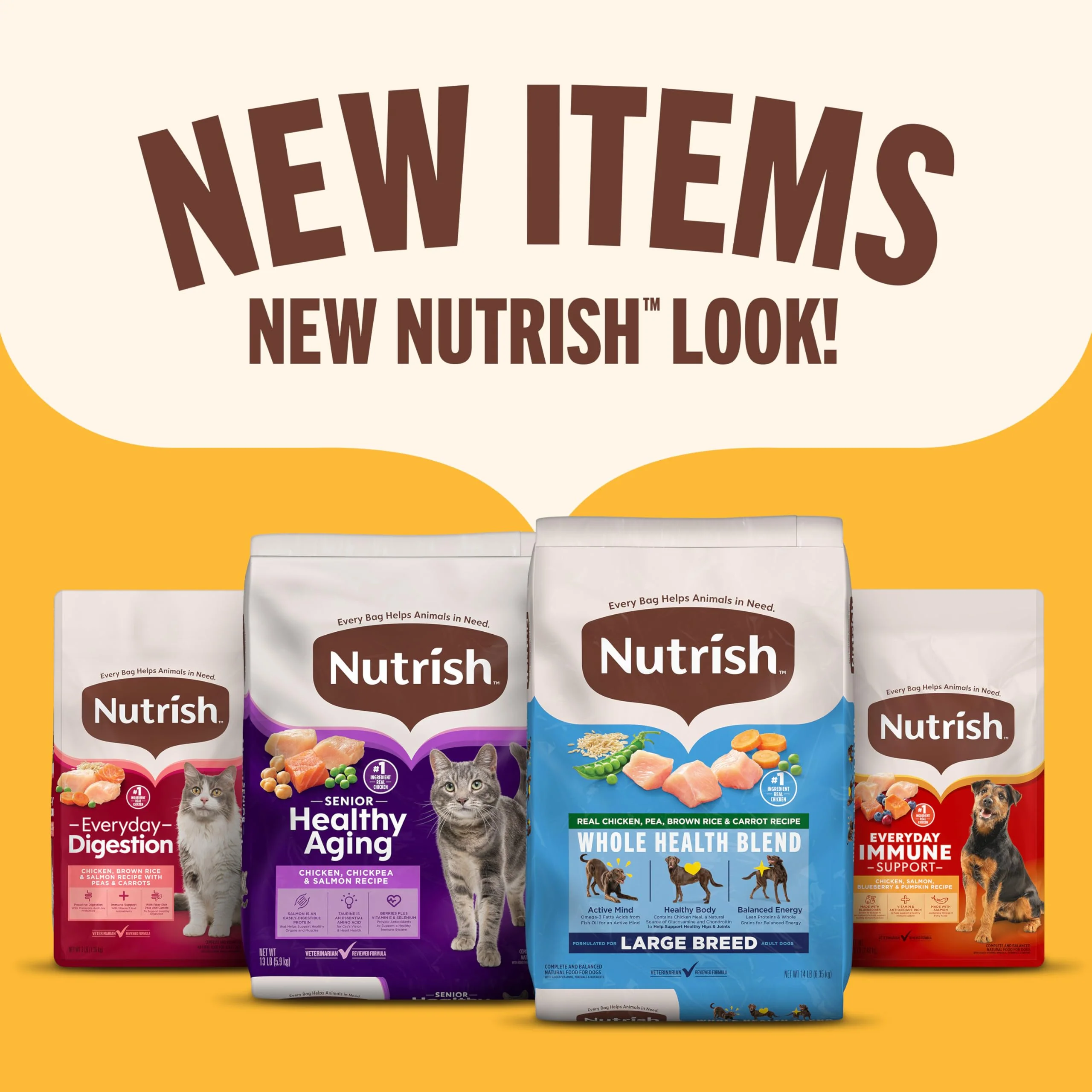 Nutrish Indoor Complete Chicken, Lentils & Salmon Recipe Dry Cat Food 14 lb. Bag, Packaging May Vary (Rachael Ray) - Image 4