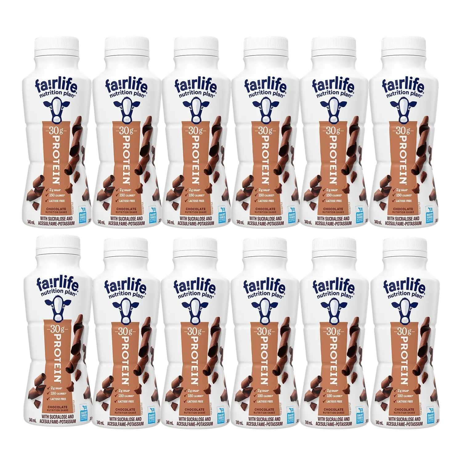 Nutrition Plan High Protein Chocolate Shake, 12 PACK. Orry's Vital - Image 2