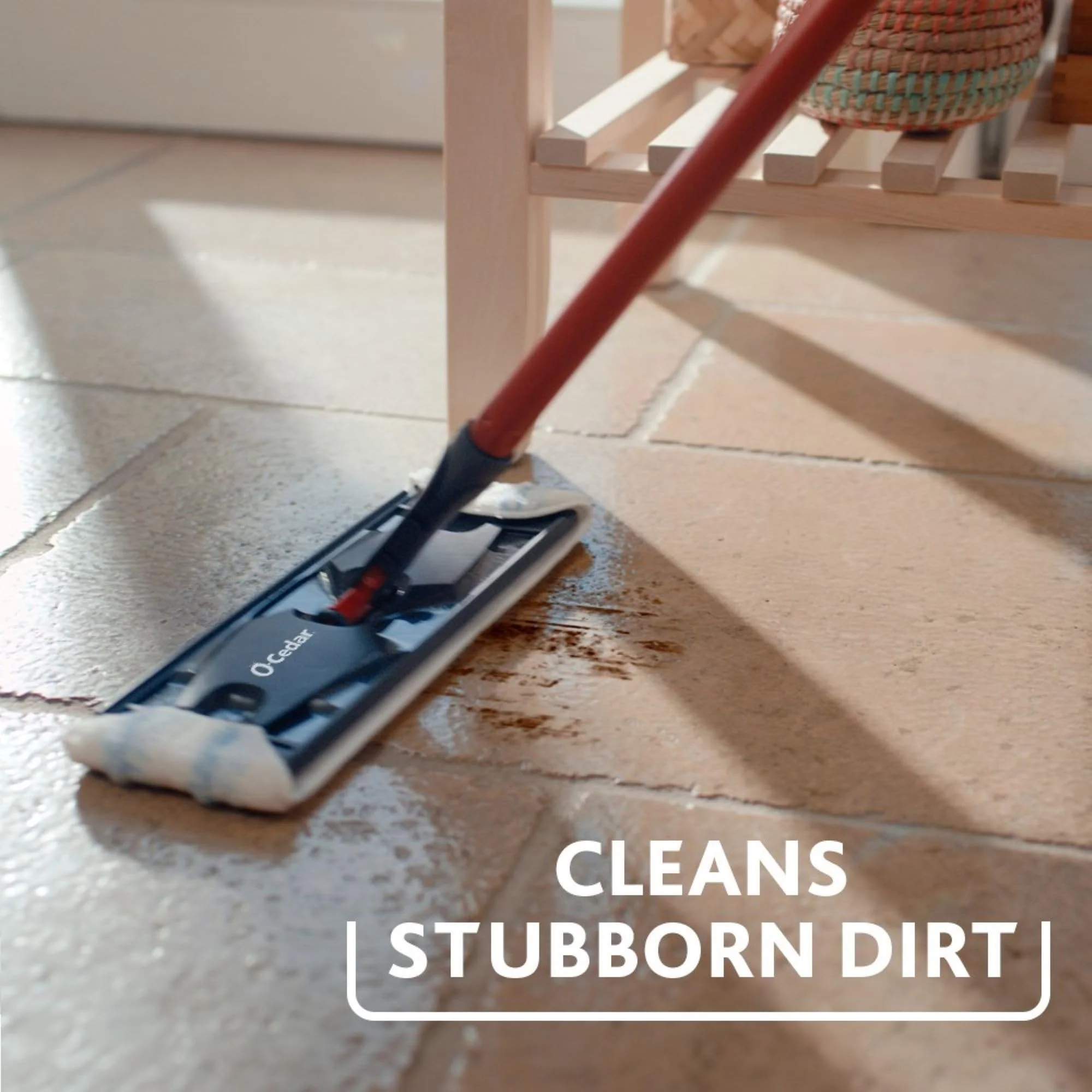 O-Cedar H2prO Flat Mop System | Quick Cleaning Tool | Clean with Water | Machine Washable Reusable Microfiber Mop Pad | Safe on Wood Floors, Vinyl, Tile, Baseboards, Walls - Image 11