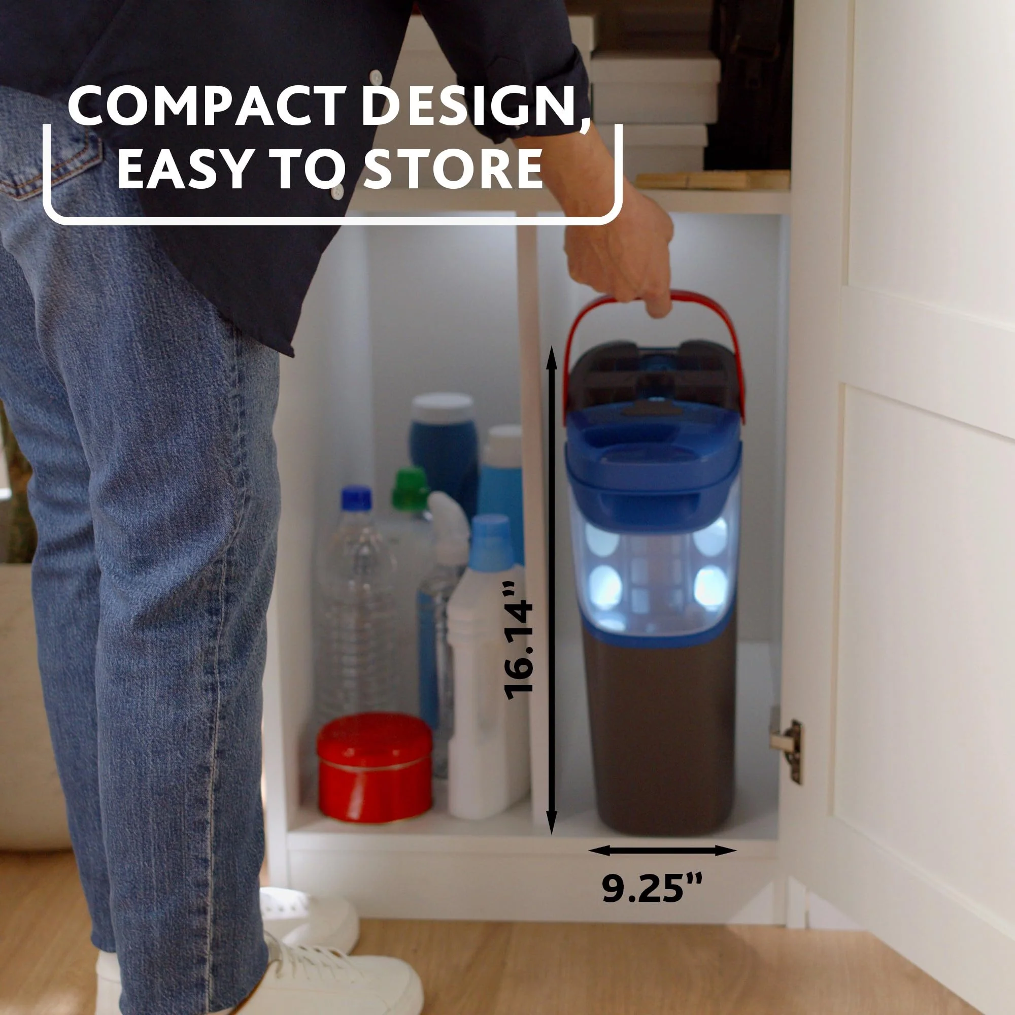 O-Cedar H2prO Flat Mop System | Quick Cleaning Tool | Clean with Water | Machine Washable Reusable Microfiber Mop Pad | Safe on Wood Floors, Vinyl, Tile, Baseboards, Walls - Image 13