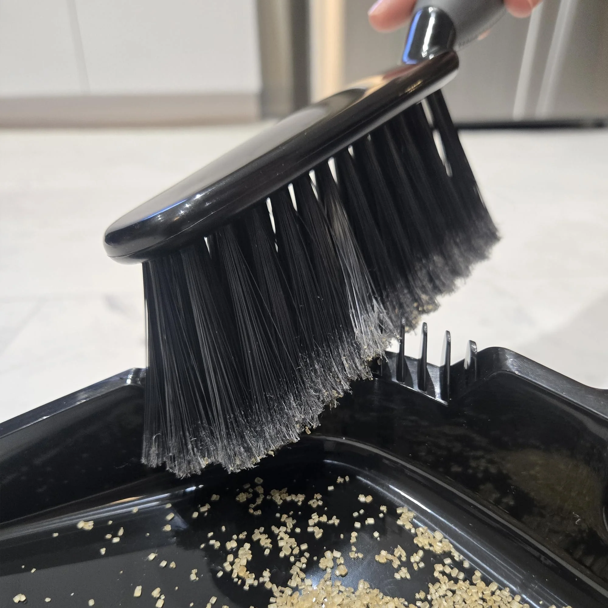 O-Cedar Indoor & Outdoor Strong Sweep Broom & Brush Bundle | Heavy Duty Bristles Remove 99% of Dust & Dirt in One Sweep | Step-On Dust Pan | Safe for Hardwoods, Powerful on Outdoor Debris - Image 8