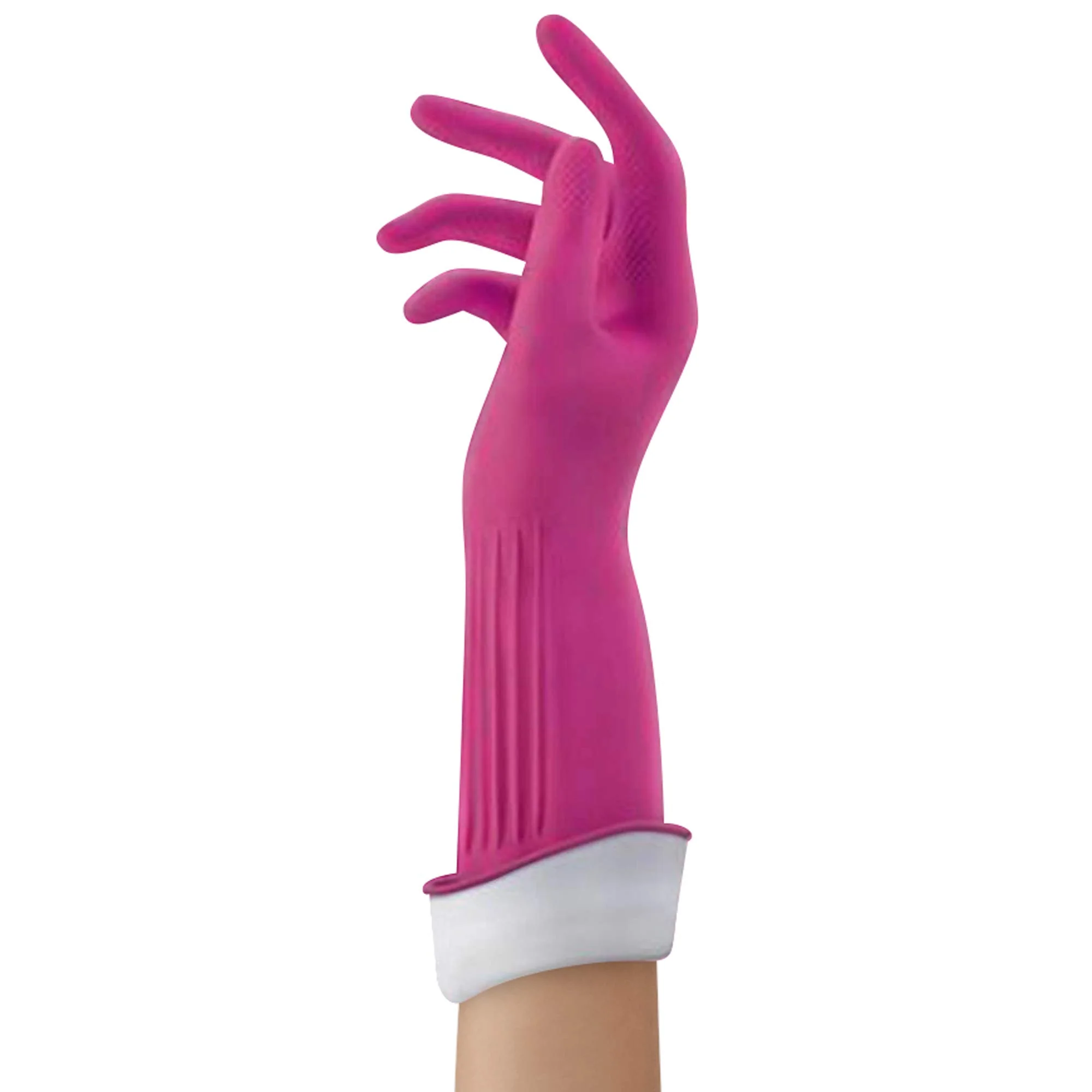O-Cedar Playtex Gloves Living Reuseable Rubber Cleaning Gloves, Premium Protection, Size - Medium (1 Pair) - 4 Pack - Image 7