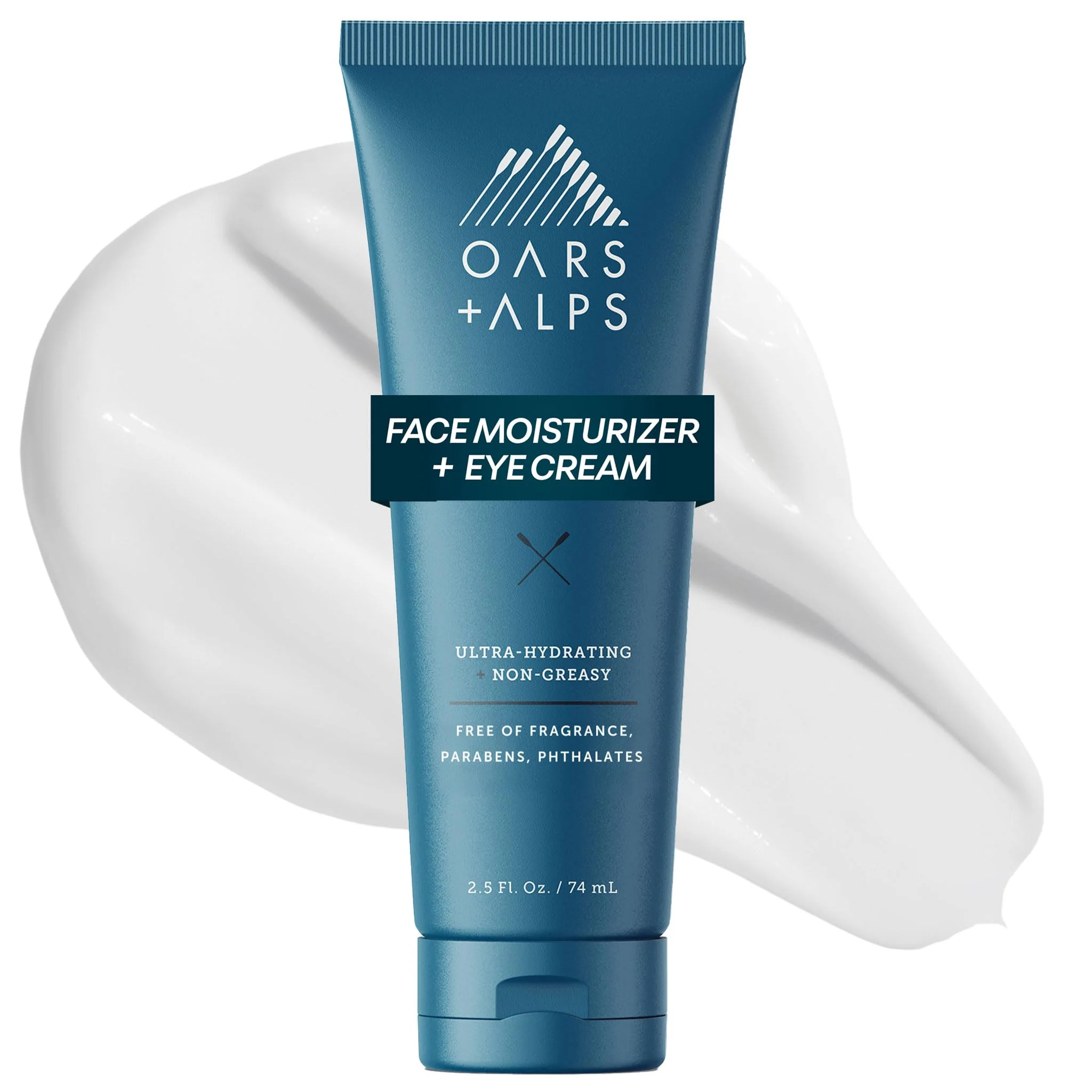 Oars + Alps Anti-Aging Face Moisturizer & Eye Cream, Hydrating Skin Moisturizer with Shea Butter and Jojoba Oil, Lightweight, Non Greasy, Vegan, Gluten Free