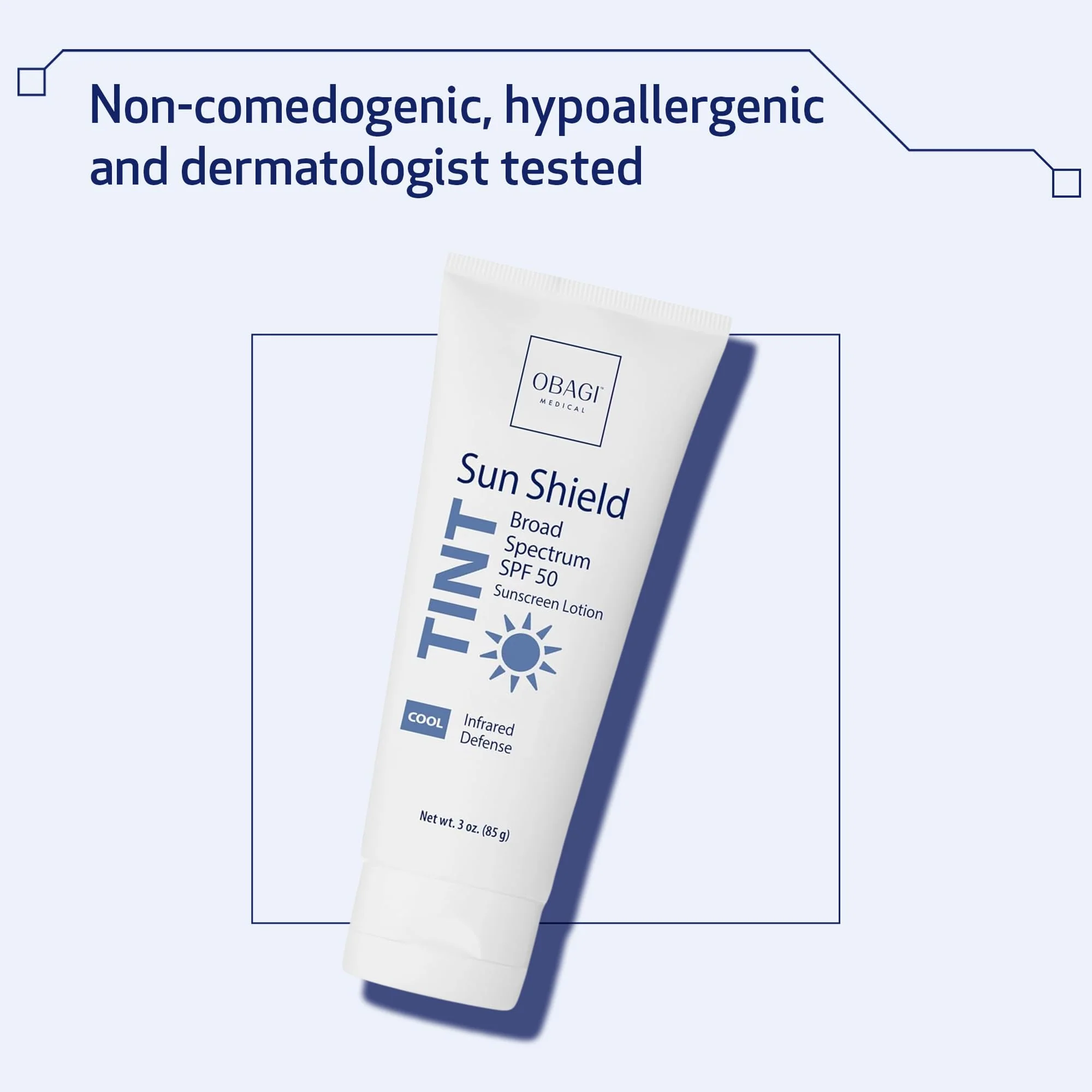 Obagi Sun Shield Tinted Sunscreen – Broad Spectrum SPF 50 Protection from the Sun – Cool Tint – 3 oz - Image 4