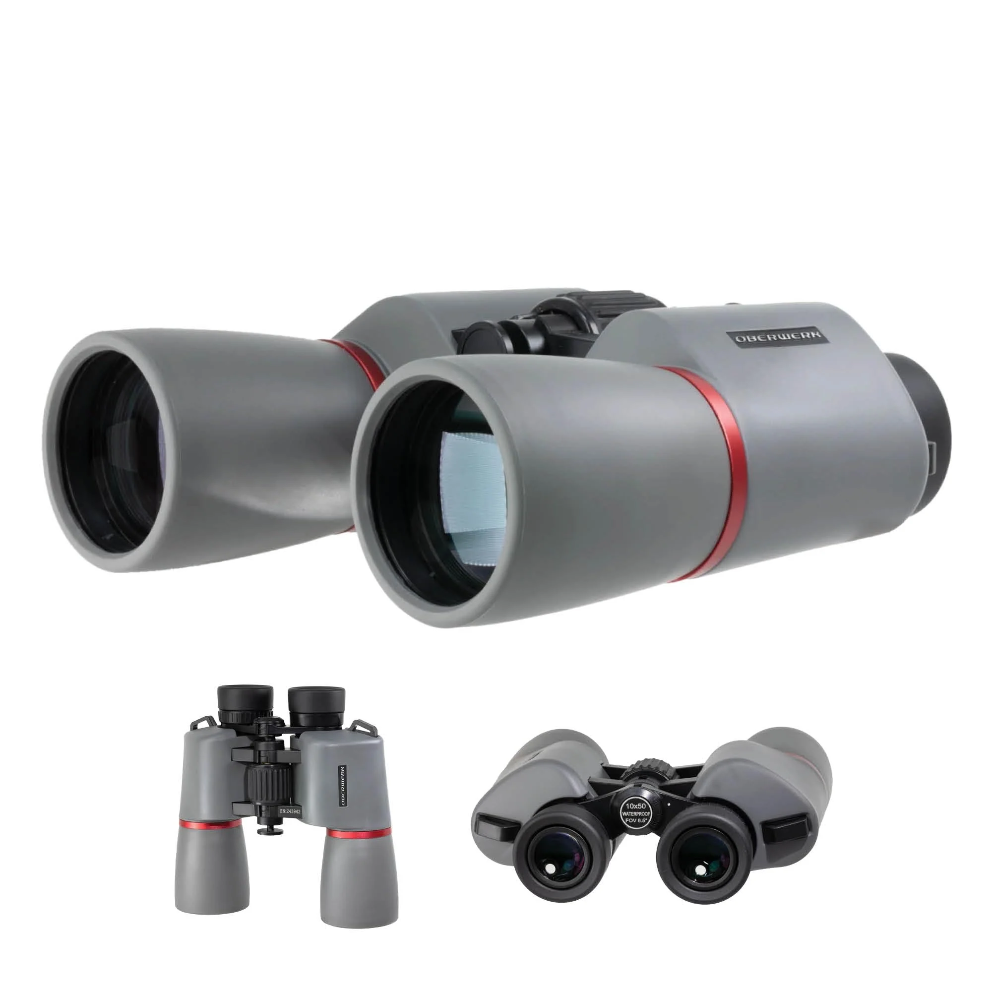 Oberwerk 10x50 Explore Binoculars - Compact & Lightweight Binoculars for Adults | Bird Watching, Hiking, & Outdoor Use | Wide 6.0° FOV | Fully Multi-Coated & Waterproof | Includes Case & Neck Strap - Image 6