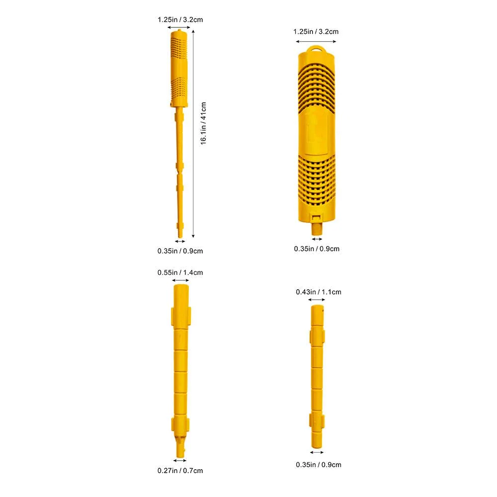OBMAO Spa in-Filter Mineral Sticks Parts for Hot Tub Filter Cartridge with 4 Months Lifetime Universal for Pool&Hot Tub to Keep Water Clear(Yellow,4PCS) - Image 2