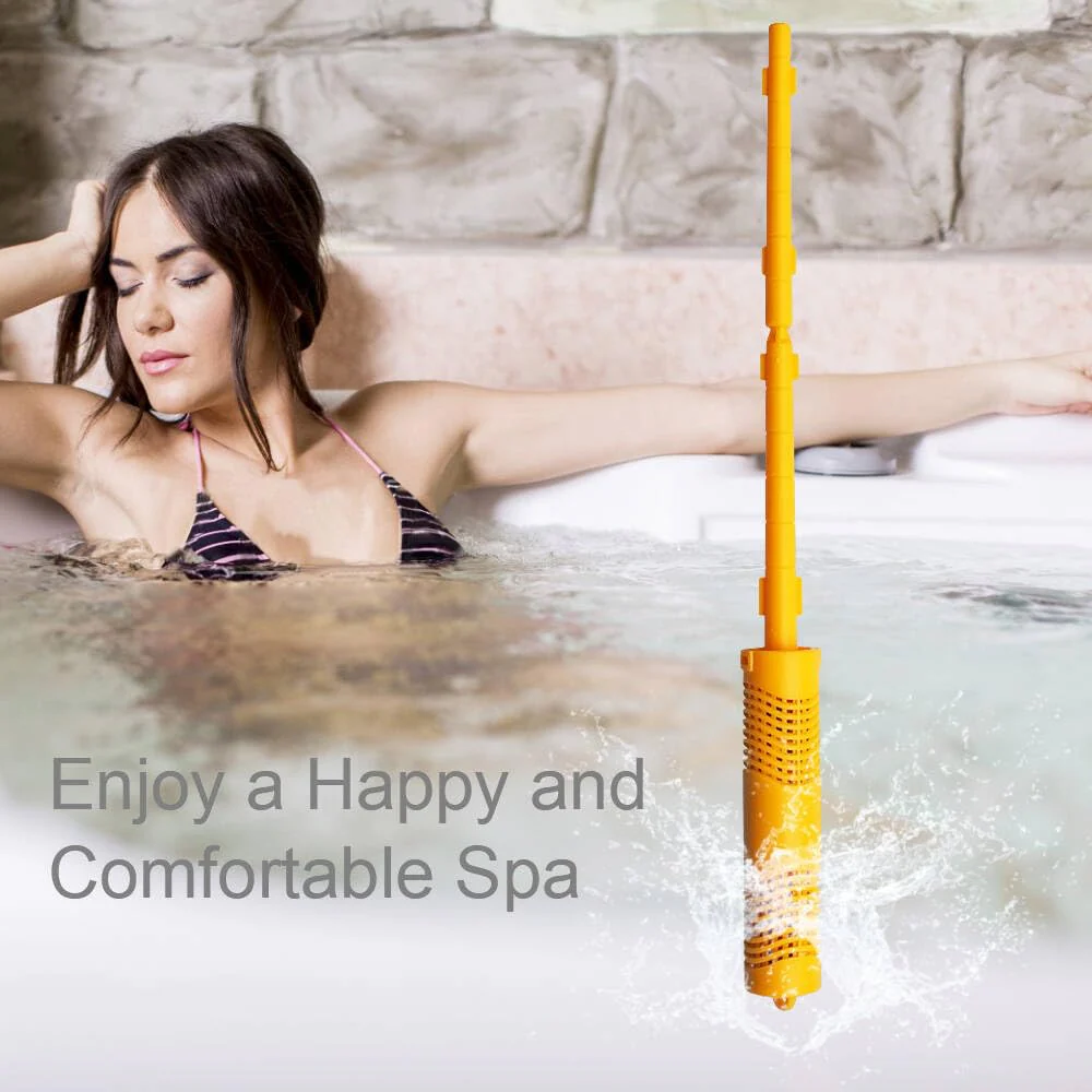 OBMAO Spa in-Filter Mineral Sticks Parts for Hot Tub Filter Cartridge with 4 Months Lifetime Universal for Pool&Hot Tub to Keep Water Clear(Yellow,4PCS) - Image 3