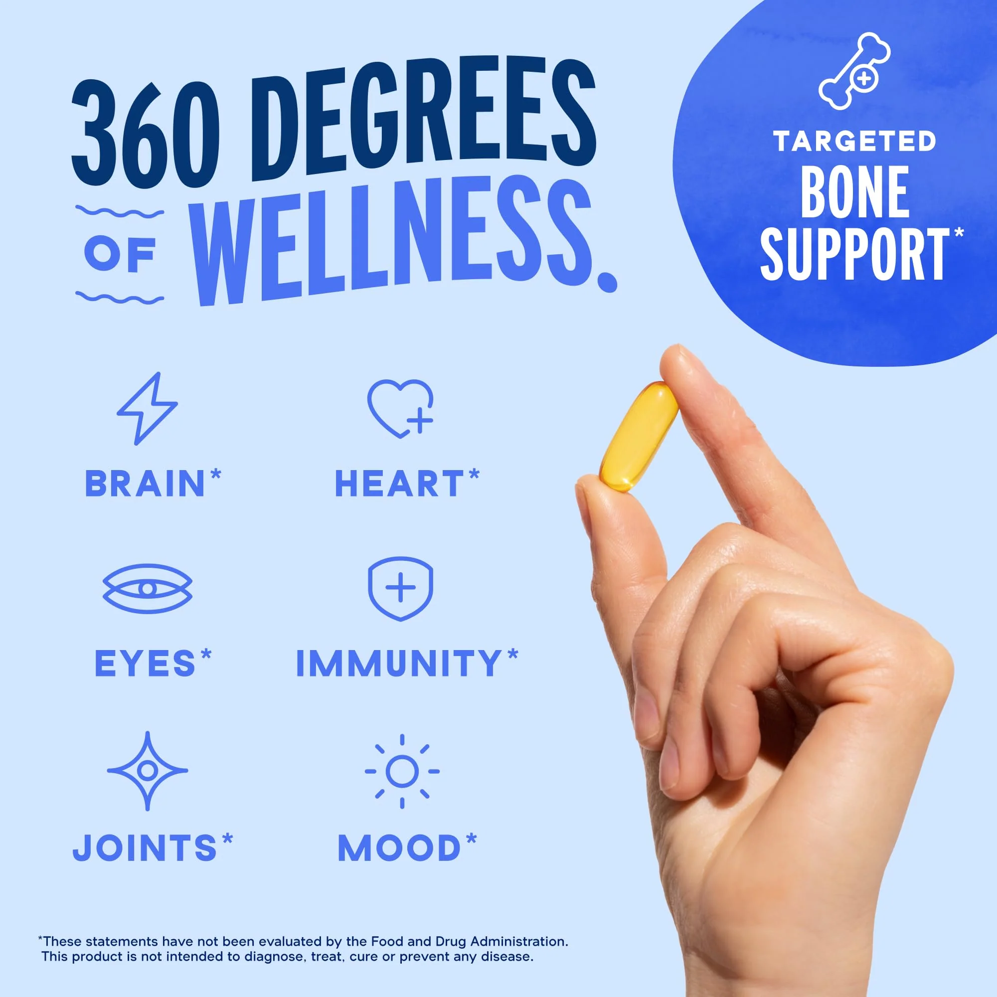 Oceanblue Professional Omega-3 2100 with Vitamin K2 and Vitamin D3-60 Count - Triple Strength Burpless Fish Oil Omega-3 Supplement with EPA, DHA & DPA - Wild Caught - Orange Flavor, 30 Servings - Image 7