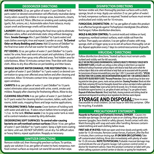 OdoBan Disinfectant Concentrate and Odor Eliminator, 2 Gallons, Original Eucalyptus Scent - Image 3