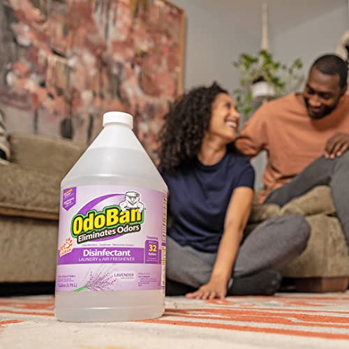 OdoBan Disinfectant Concentrate and Odor Eliminator, Made in the USA, Original Eucalyptus, Lavender and Cotton Breeze Scents, 3 Gallons - Image 4