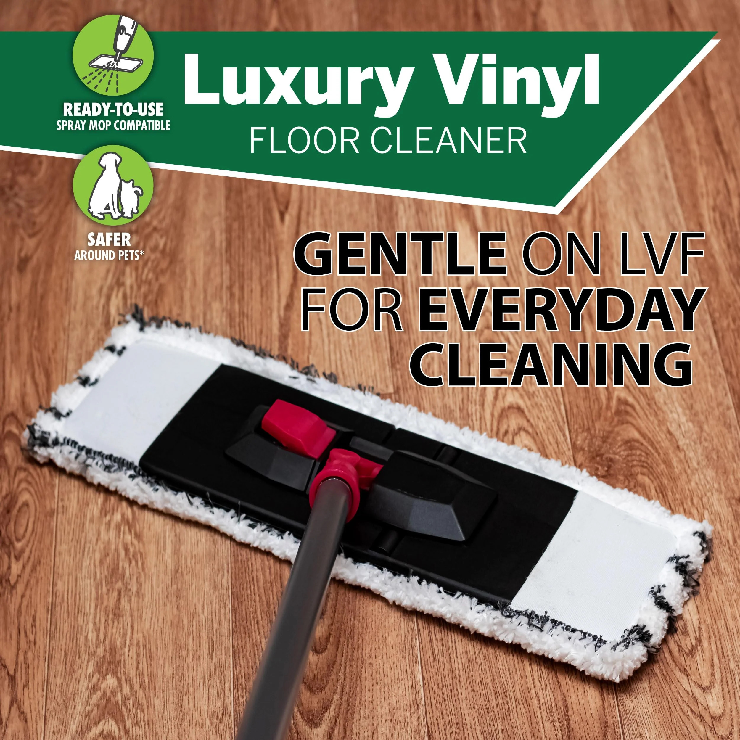 OdoBan Ready-to-Use Luxury Vinyl Floor Cleaner, Streak Free and Neutral PH Formula, Made in the USA, Scentless, 32 Oz Spray 6-Pack - Image 3