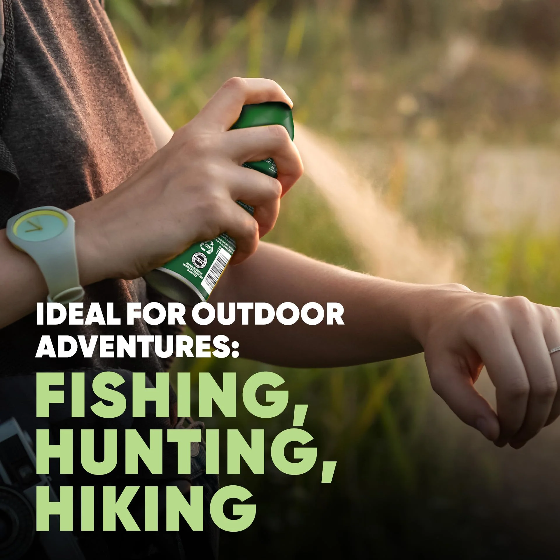 OFF! Deep Woods Insect Repellent Aerosol, Dry, Non-Greasy Formula, Bug Spray with Long Lasting Protection from Mosquitoes, 4 Oz, 4 Count - Image 3