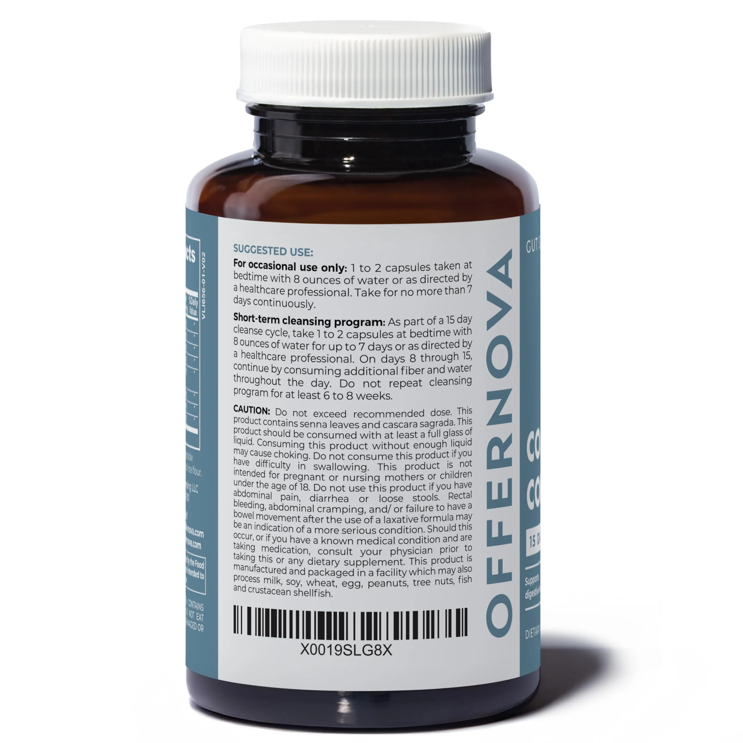 Offernova Complete Colon Detox 15 Days 30 Capsules, All Natural Colon Cleanser for Bloating and Constipation Relief for Women & Men, Advanced Gut Cleanse Detox - Image 3