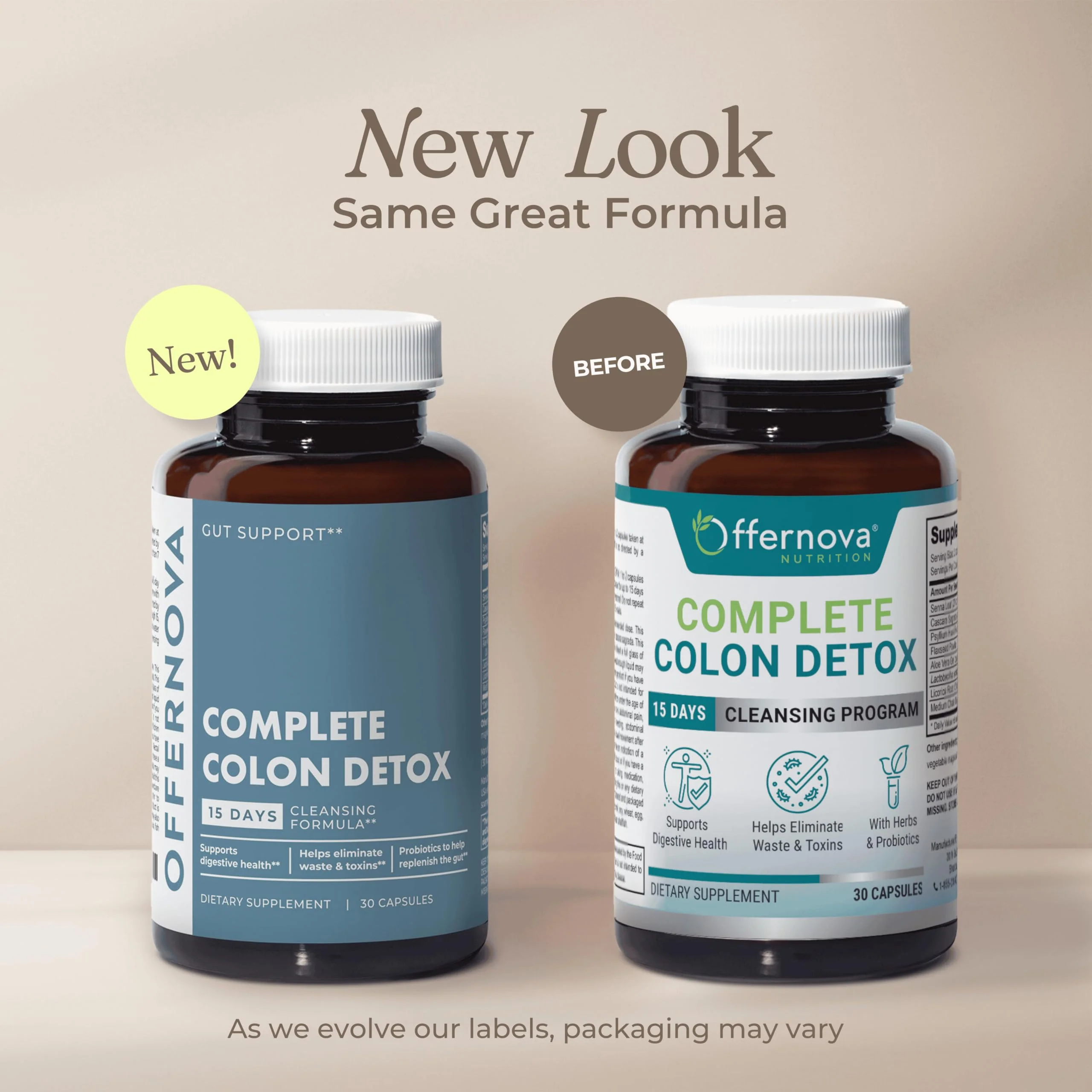 Offernova Complete Colon Detox 15 Days 30 Capsules, All Natural Colon Cleanser for Bloating and Constipation Relief for Women & Men, Advanced Gut Cleanse Detox - Image 7