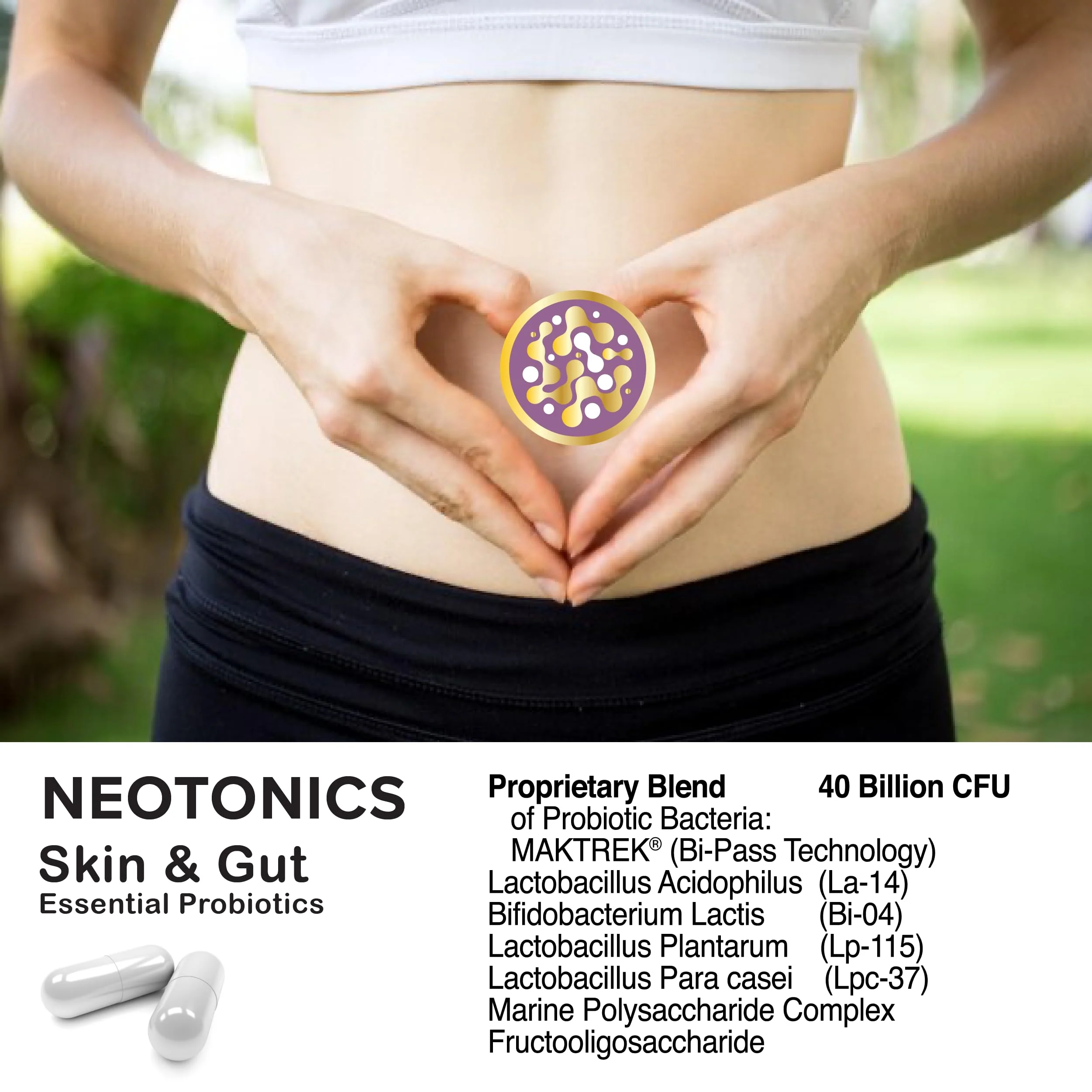 Official... 5 Pack Neotonics Skin and Gut Essential, Neotonics Skin & Gut, Neotonics Advanced Formula Skin Gut, Neotonics Review Neo Tonics Skin and Gut Health Supplement Pills, Neotronics (300 Caps) - Image 3