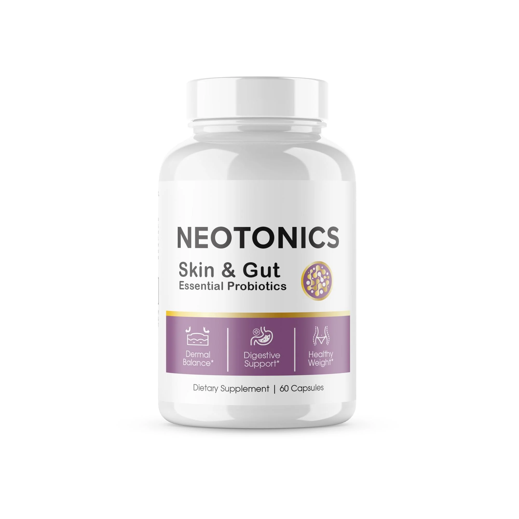 Official... 5 Pack Neotonics Skin and Gut Essential, Neotonics Skin & Gut, Neotonics Advanced Formula Skin Gut, Neotonics Review Neo Tonics Skin and Gut Health Supplement Pills, Neotronics (300 Caps) - Image 7