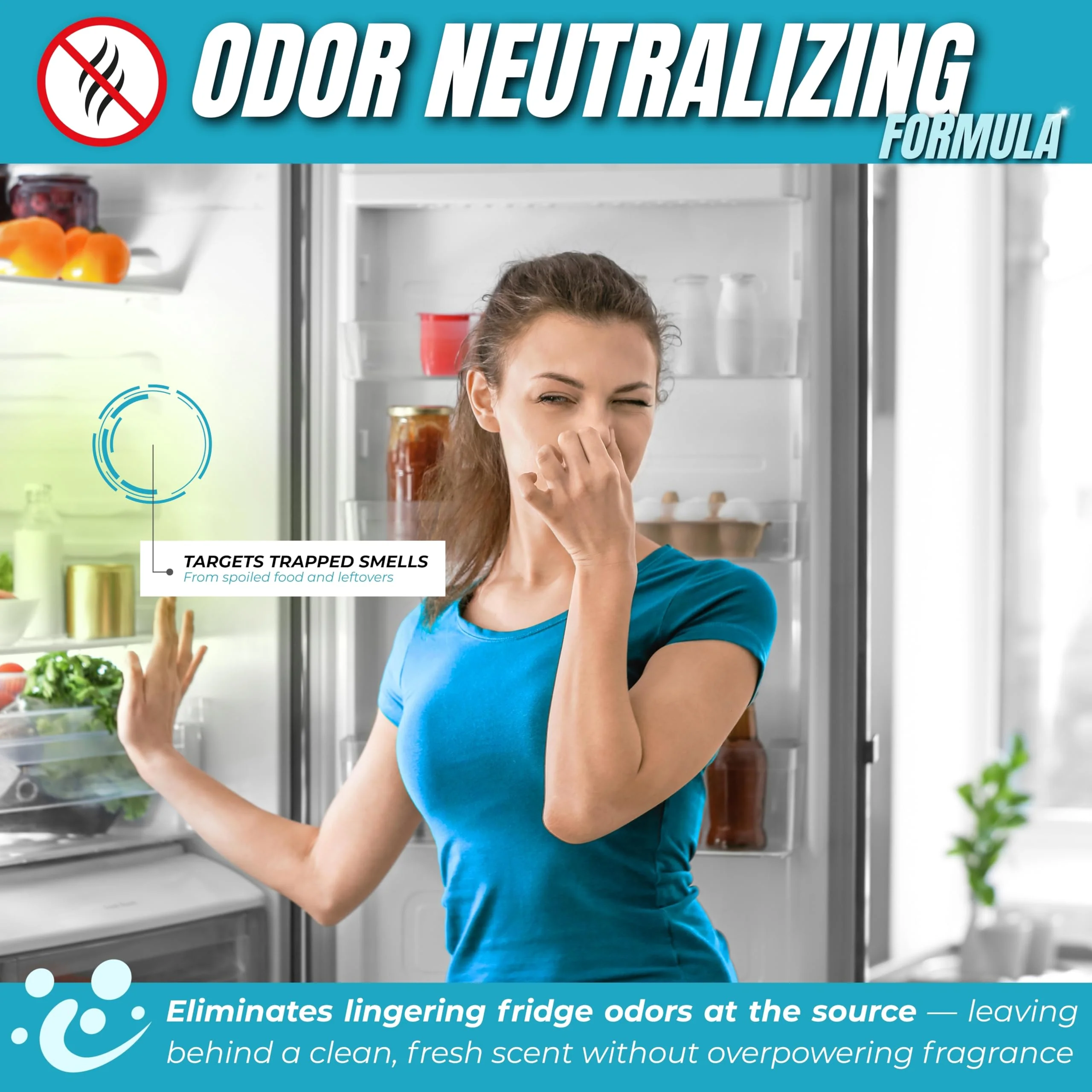 Oh Yuk Fridge Cleaner – Cleans Inside Refrigerator for Spotless, Food-Contact Safe Surfaces | Biodegradable, Vegan, Cruelty-Free | Effortlessly Lifts Sticky Messes & Dried-On Food | Spray Bottle - Image 6