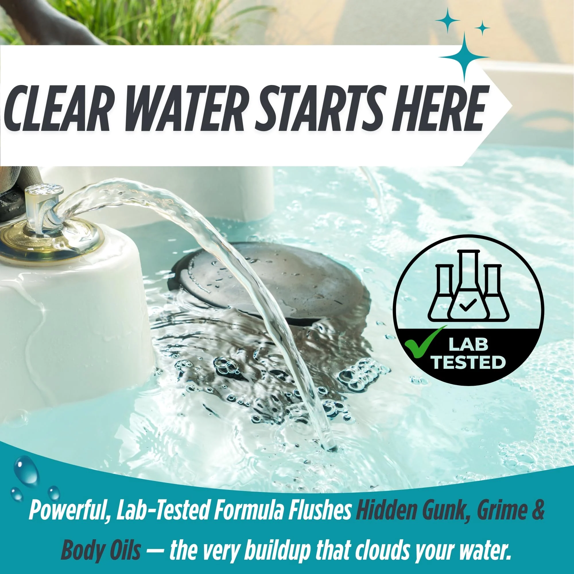 Oh Yuk Healthy Hot Tub Cleaner, The Most Effective Hot Tub Cleaner for Indoor and Outdoor Hot Tubs and Spas - 1 Gallon - Image 4